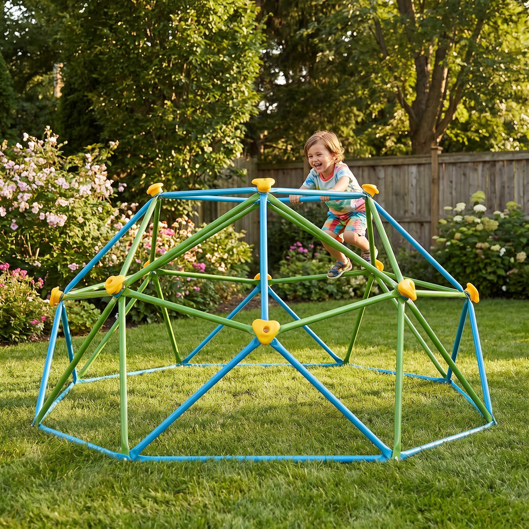 Children's Climbing Dome, Ladder, Monkey Grove 6ft Sturdy Metal Dominant material metal