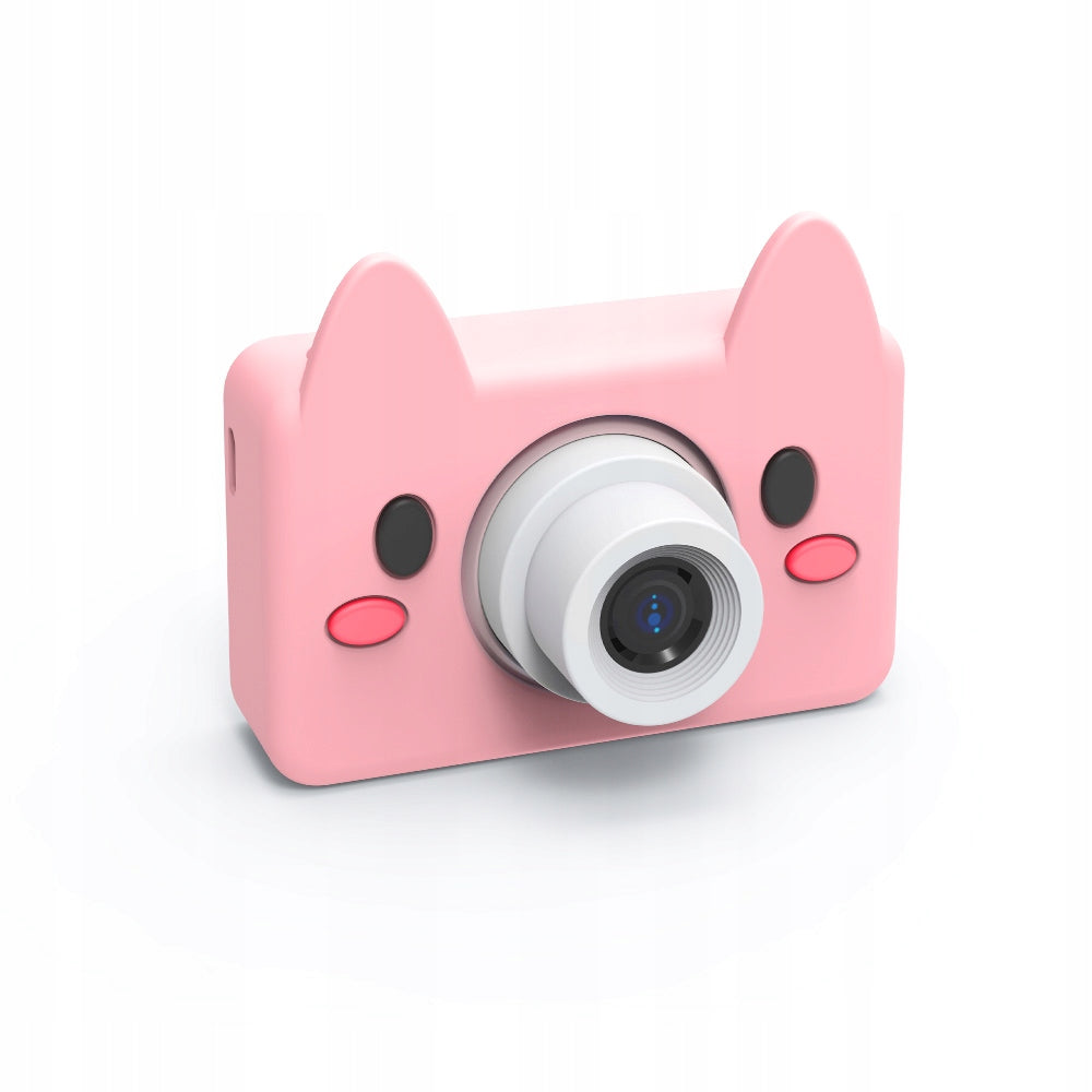 Children's Digital Camera 32Mpix 1080p +Card 32GB Filters Frame Game PIG EAN (GTIN) 5903899028474