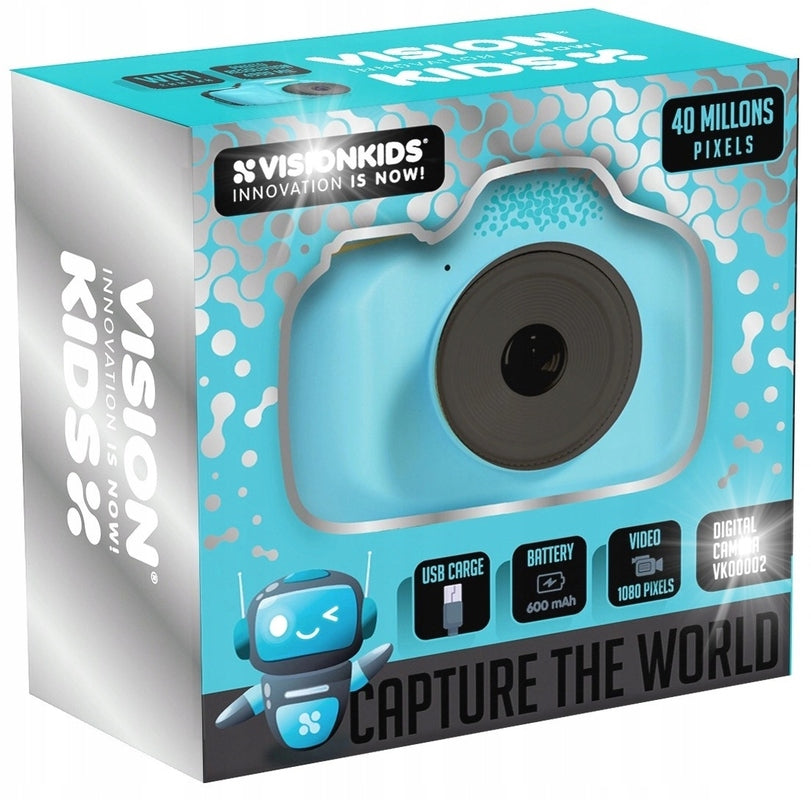 Children's Digital Camera 40MP Screen 2,4 inch resolution 1920x1080 FullHD
