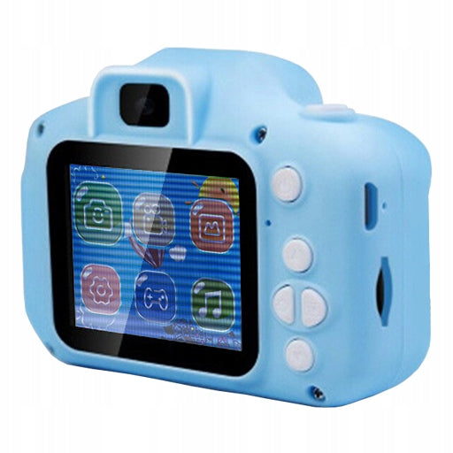 Children's Digital Camera Game Camera + Lanyard Blue Brand CoolStaff