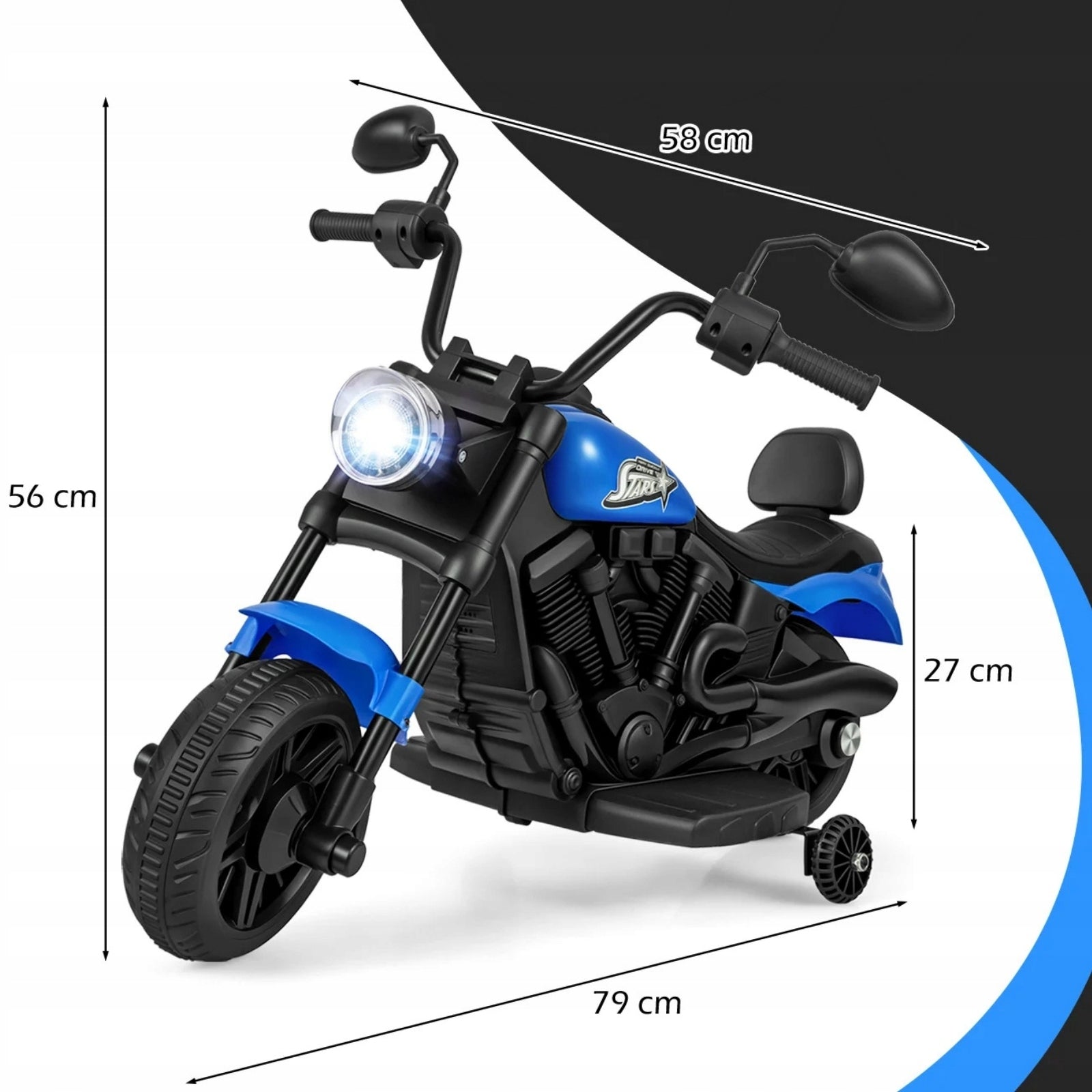 Children's Electric Motorcycle Battery Vehicle Brand Costway