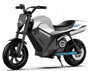 Children's Electric Motorcycles 250W 16KM/H 4AH 12.5" LED Wheels Silver
