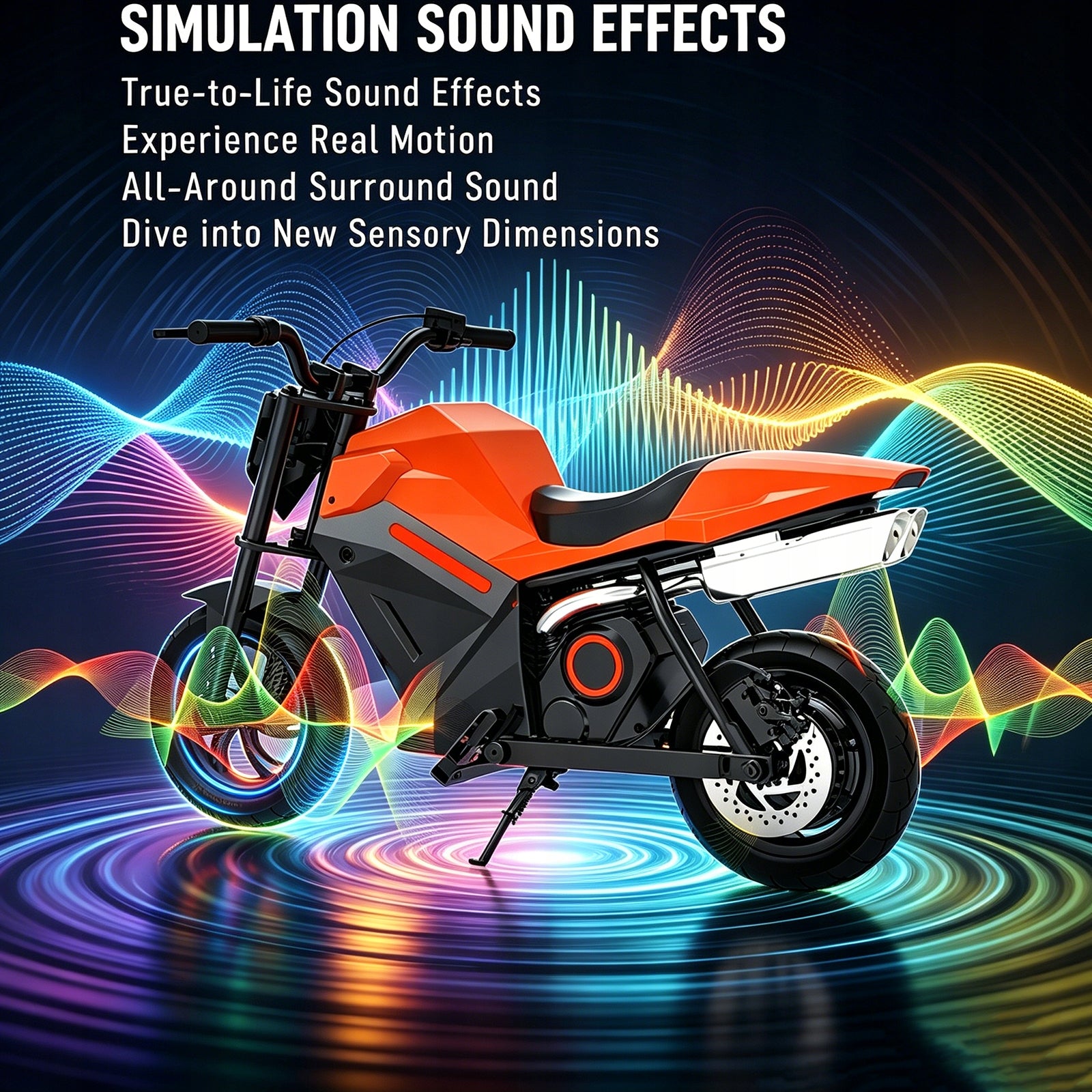 Children's Electric Motorcycles 250W 16KM/H 4AH 12" LED Wheels 16km Range Manufacturer code MINI-ADV-2