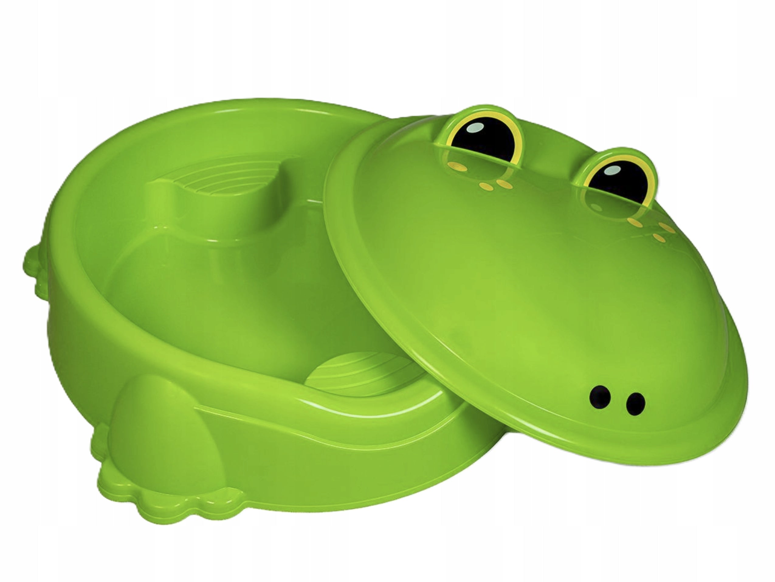 Children's Garden Sandbox Large XL Pool Lockable Frog Freddy the Frog Kid's age 18+ months