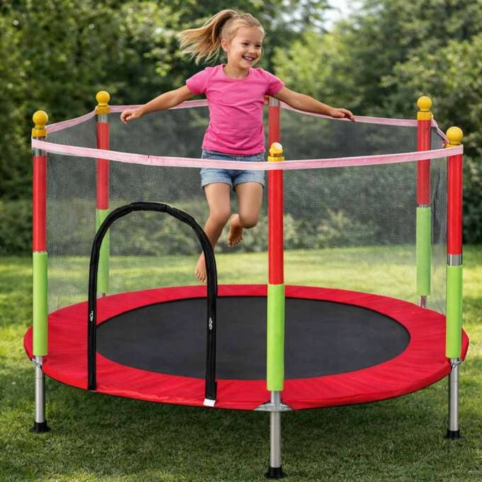Children's Garden Trampoline Home Ball Net 140cm Net height 125 cm