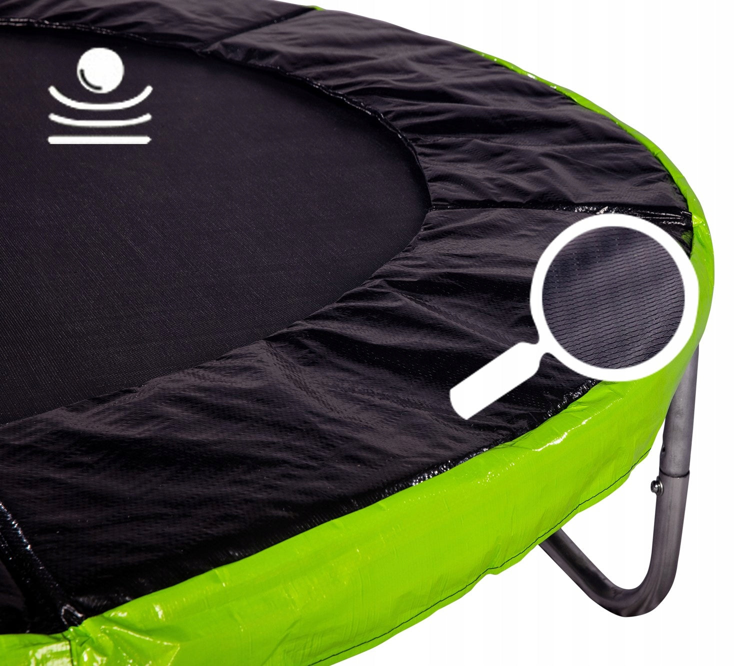 Children's Garden Trampoline Outdoor Mesh 12FT 374 cm Ladder Covers Manufacturer code 4039