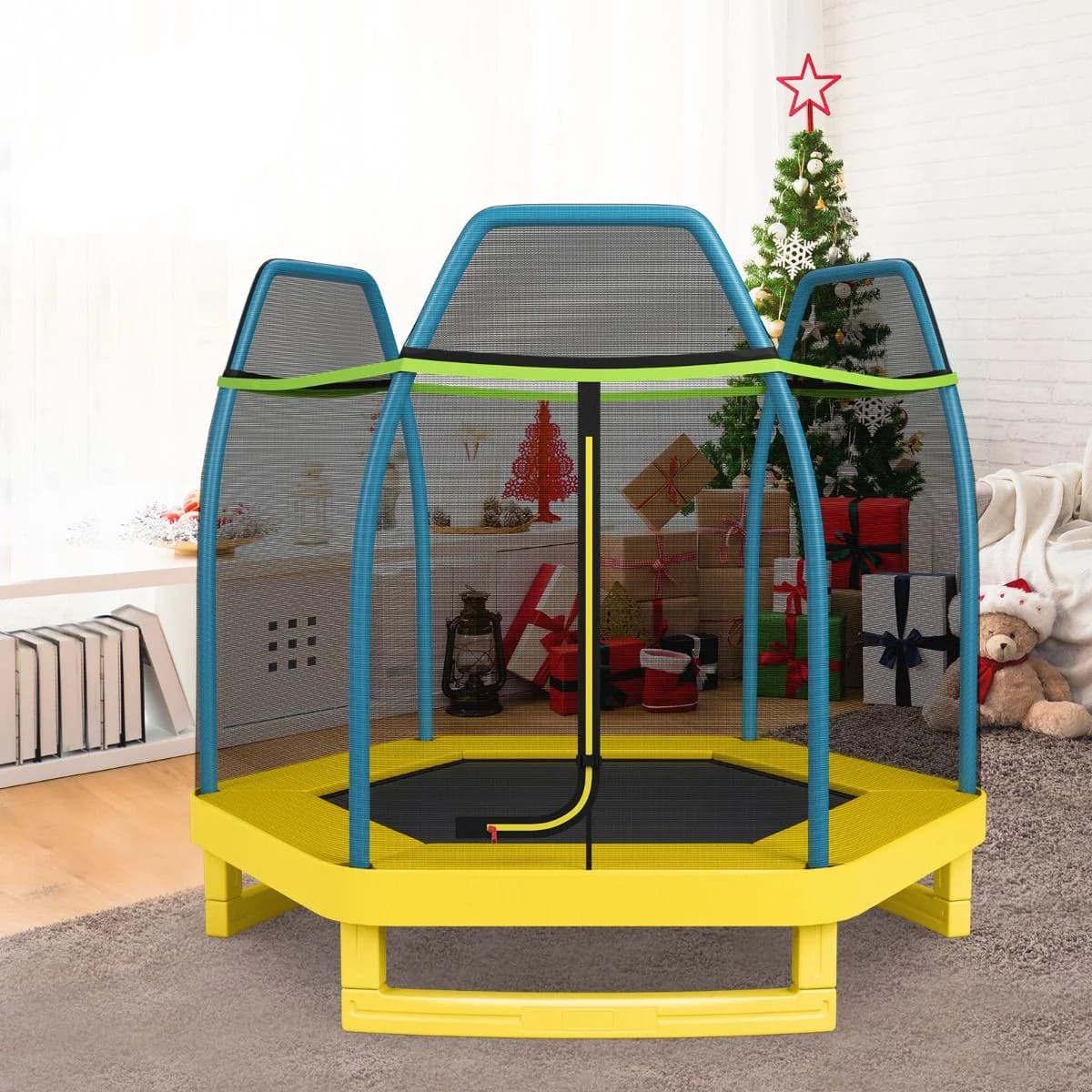 Children's Garden Trampoline with Outdoor Safety Net Inside EAN (GTIN) 0794094566633