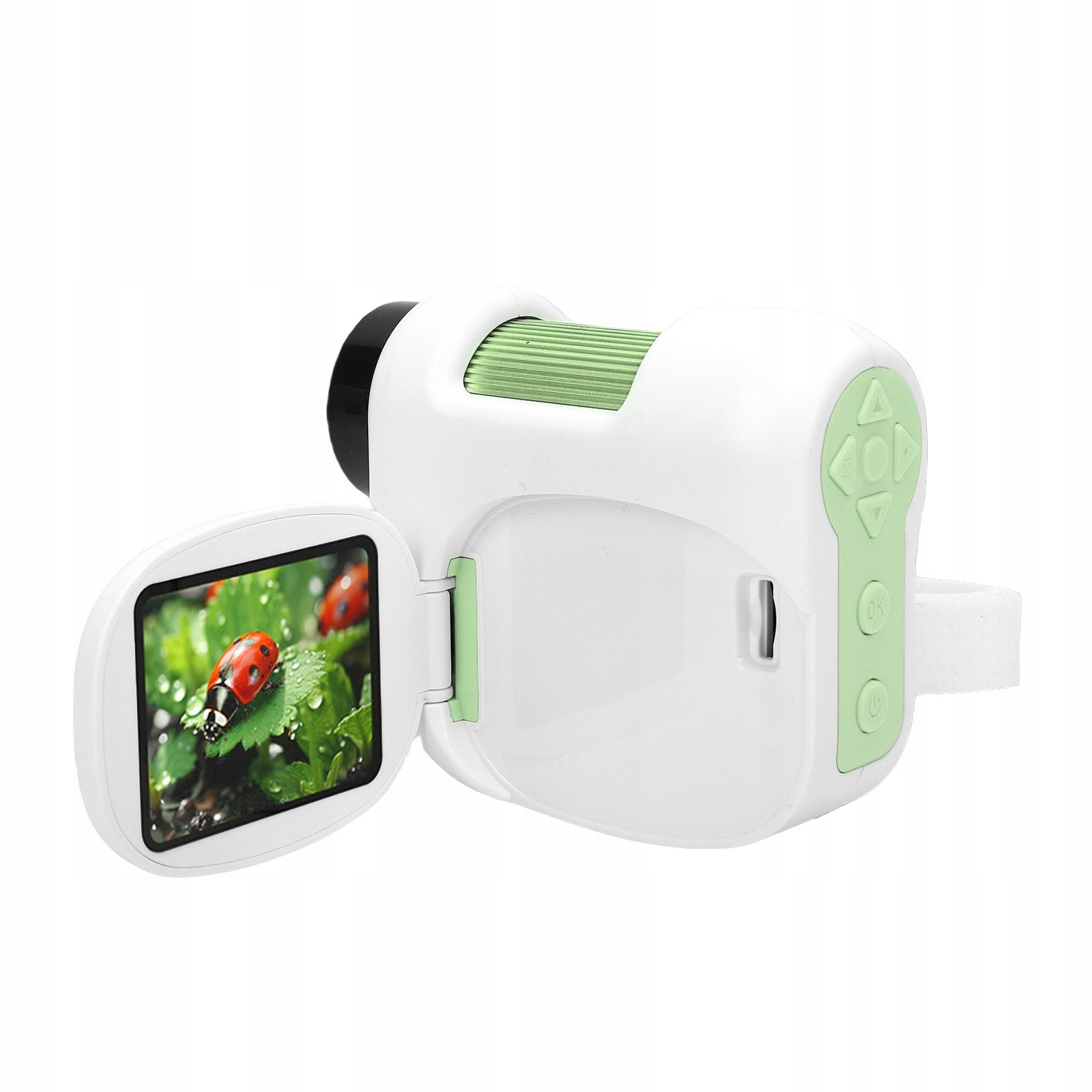 Children's Handheld Microscope 100-1600X 5Y Foldable Color Screen Model 9868IBXR