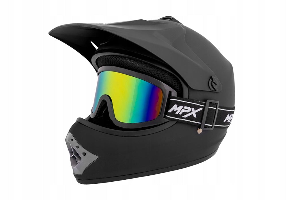 Children's Helmet Cross+Gogle Enduro Mini Quad ATV Cross BMX Scooter L Manufacturer's catalog number MCGKZ02003