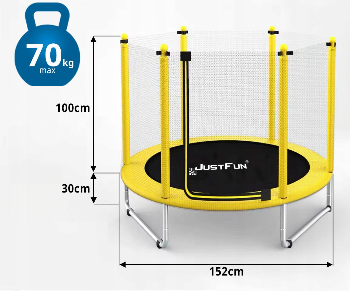 Children's Home Garden TRAMPOLINE 152 CM JUST FUN YELLOW EAN (GTIN) 0698142613846
