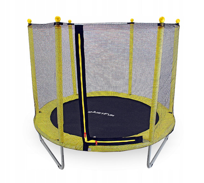 Children's Home Garden TRAMPOLINE 152 CM JUST FUN YELLOW Total height 130 cm