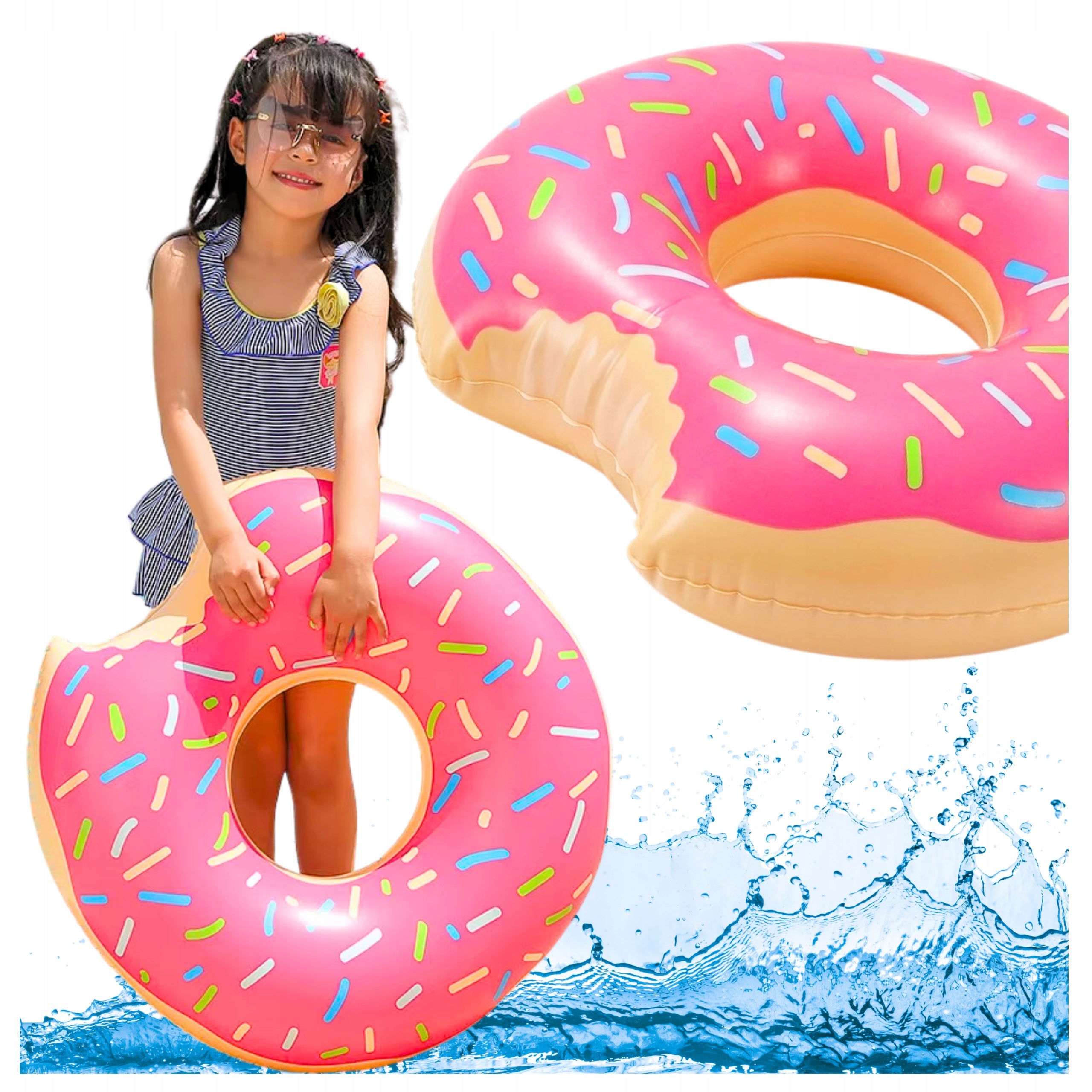 Children's Inflatable Swimming Wheel Donut Large XL Pool Beach Holiday