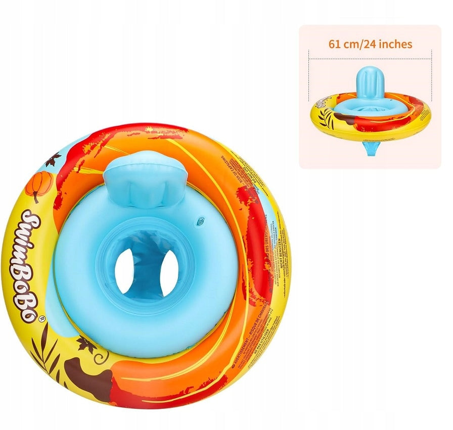 Children's Inflatable Swimming Wheel Swimbobo with Backrest + Pump Packaging status original