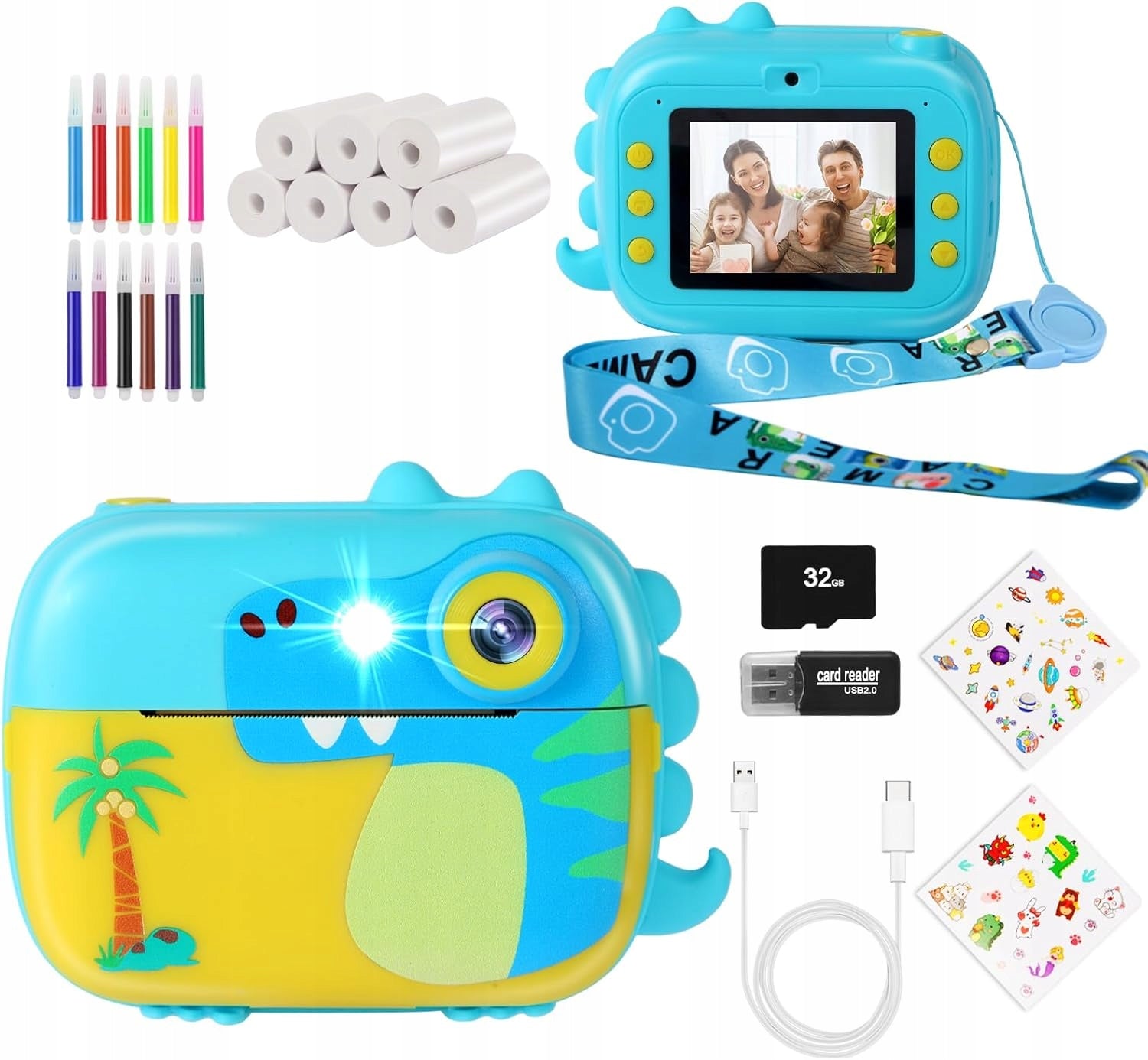 Children's Instant Camera HD Video Toy Gift ARNSSIEN