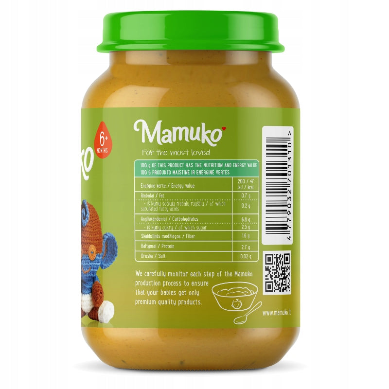 Children's Lunch Organic Chicken with Carrots and Potatoes 6m+ Mamuko Manufacturer code 4779032701310
