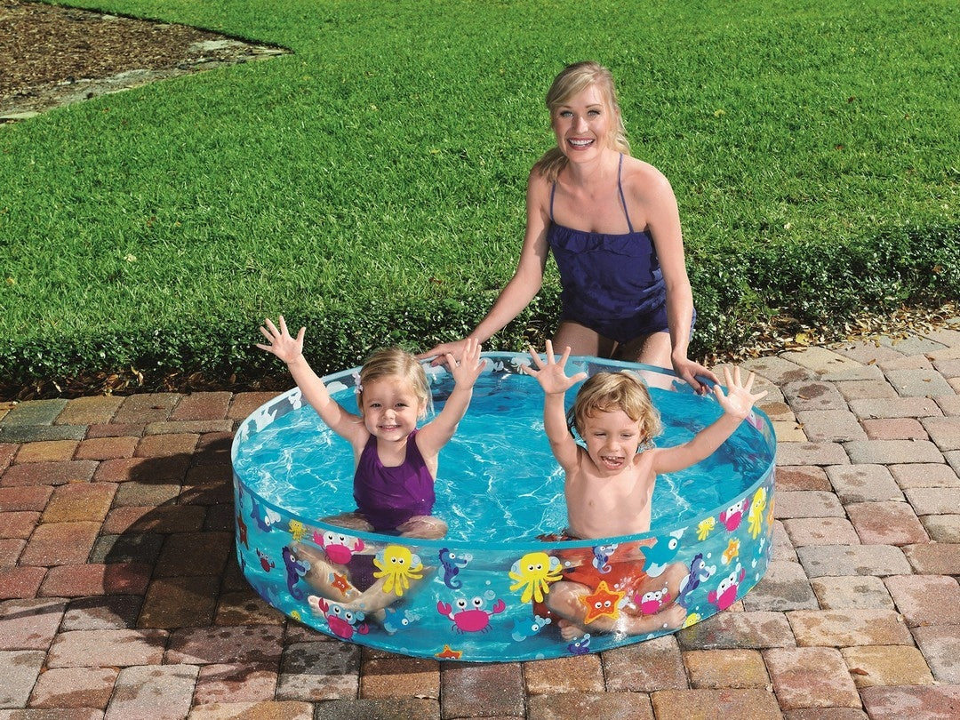 Children's POOL EXPANSION POOL FOR CHILDREN 122x25 GARDEN SHOWER TRAY ROUND Brand no brand