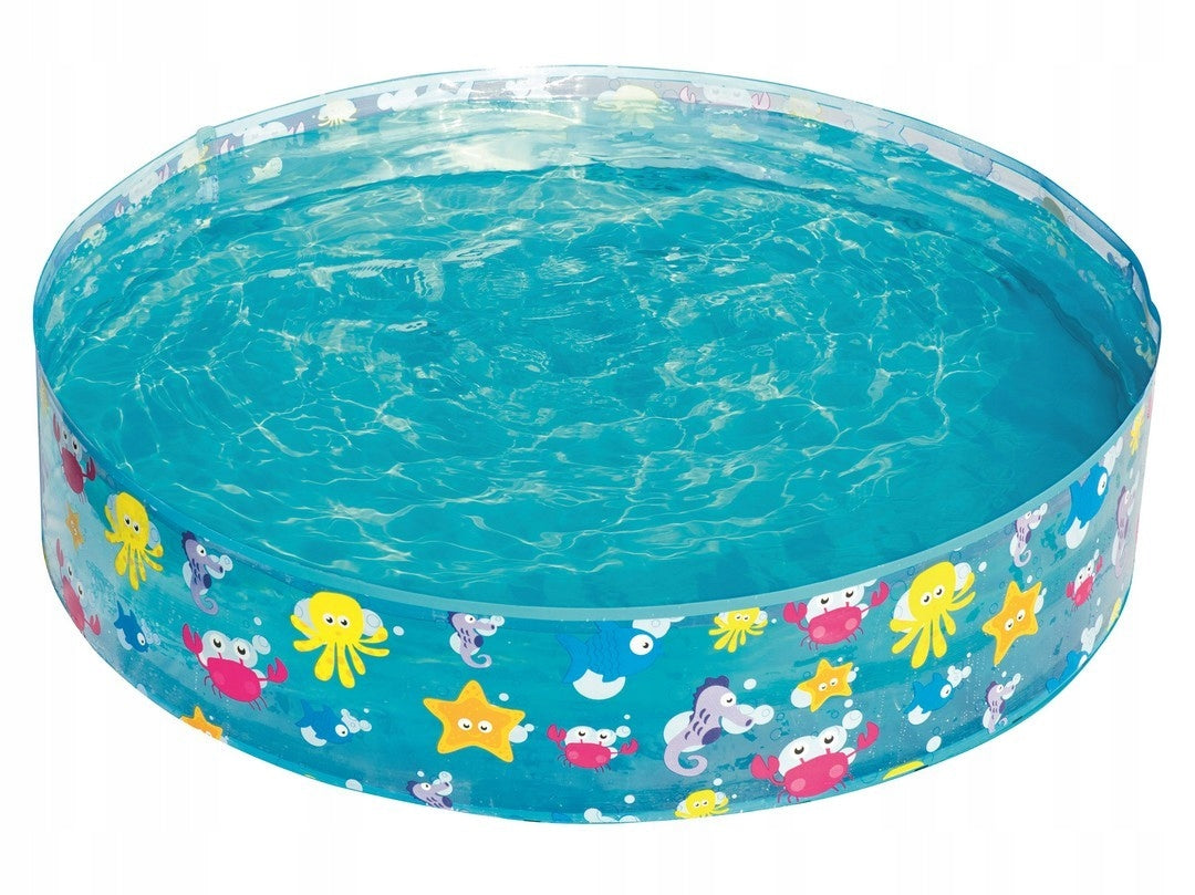 Children's POOL EXPANSION POOL FOR CHILDREN 122x25 GARDEN SHOWER TRAY ROUND Packaging status original
