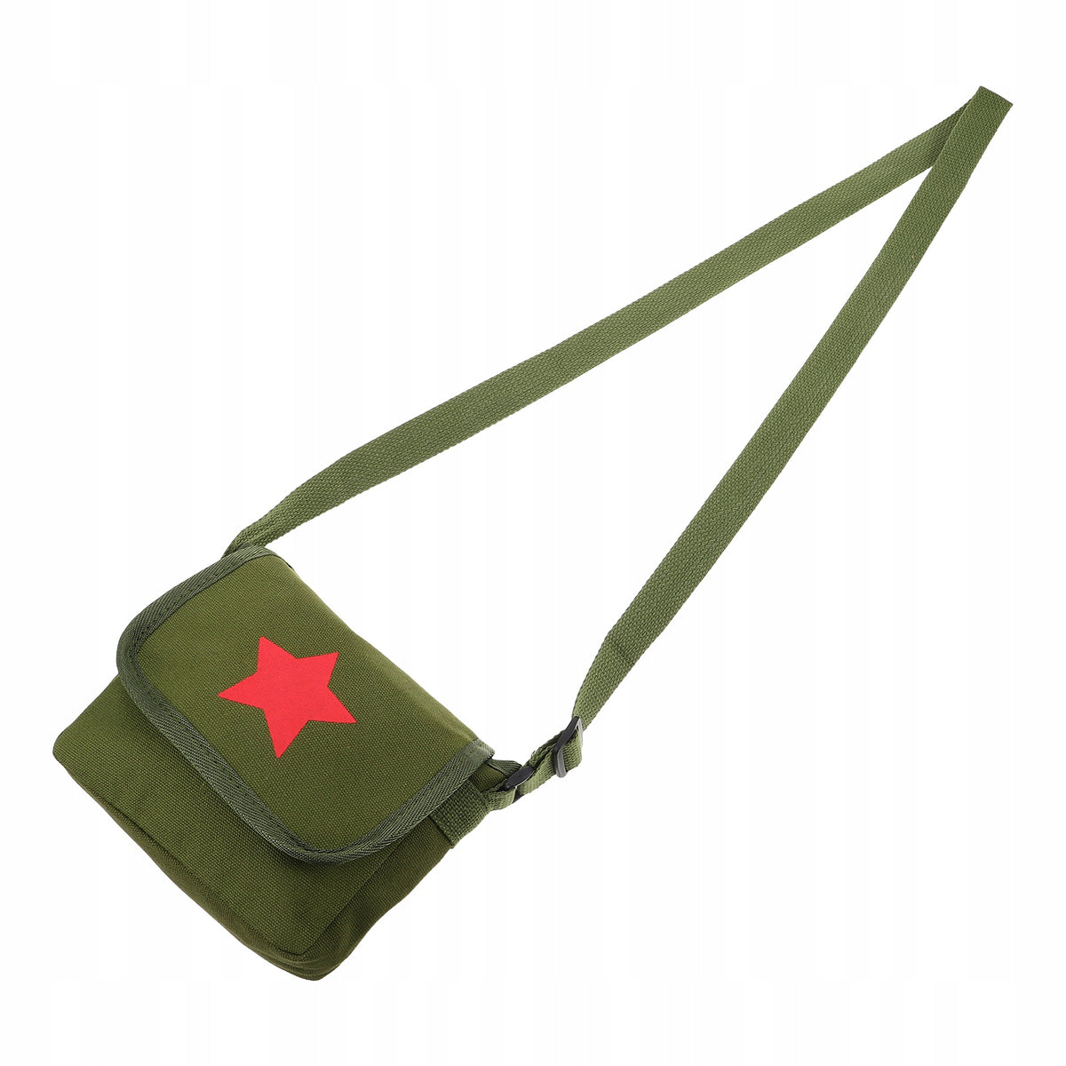 Children's Retro Canvas School Bag with Crossbody Strap Brand no brand
