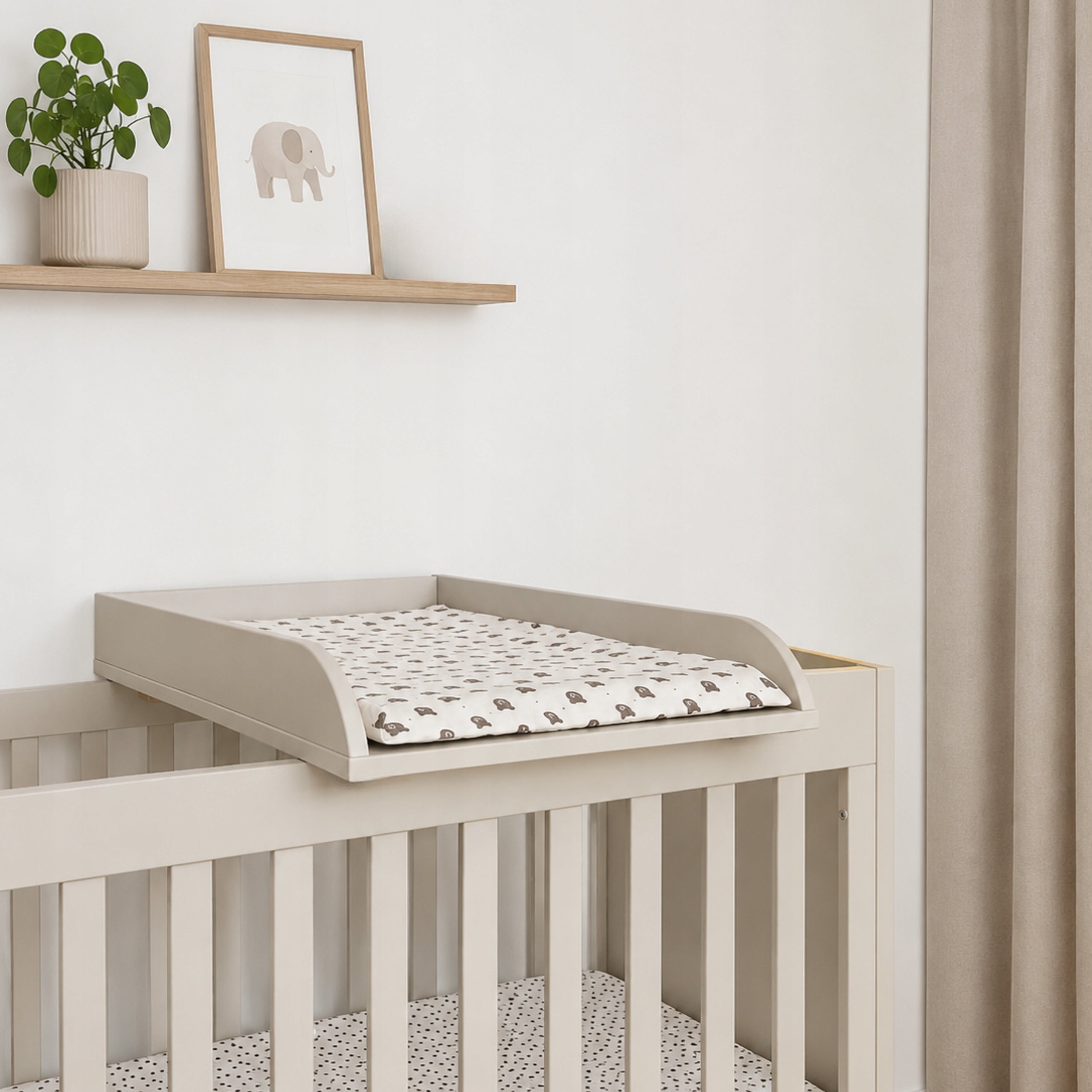 Children's Rigid Changing Table - Cot Cover 120x60 and 140x70 Cashmere Medical device no