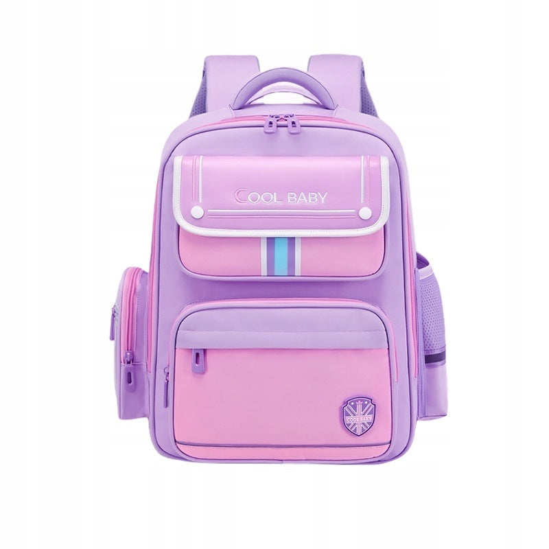 Children's School Backpack London Lightweight Relieving Purple Large
