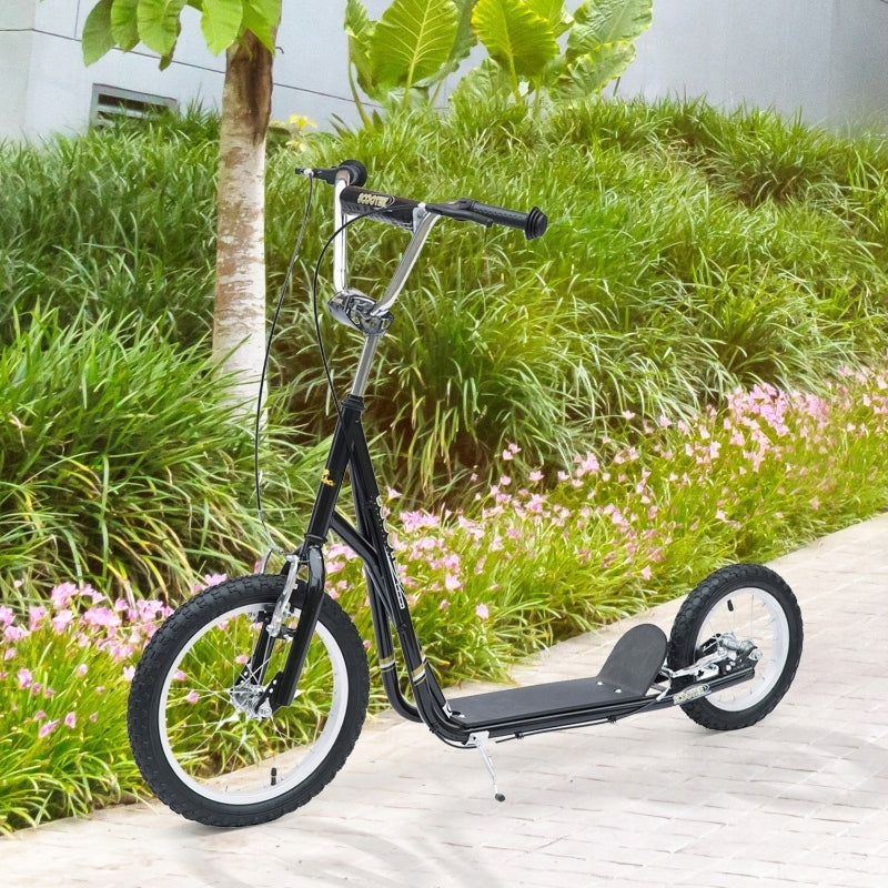 Children's Scooter Urban Children Adjustable with Brakes Black Brake yes