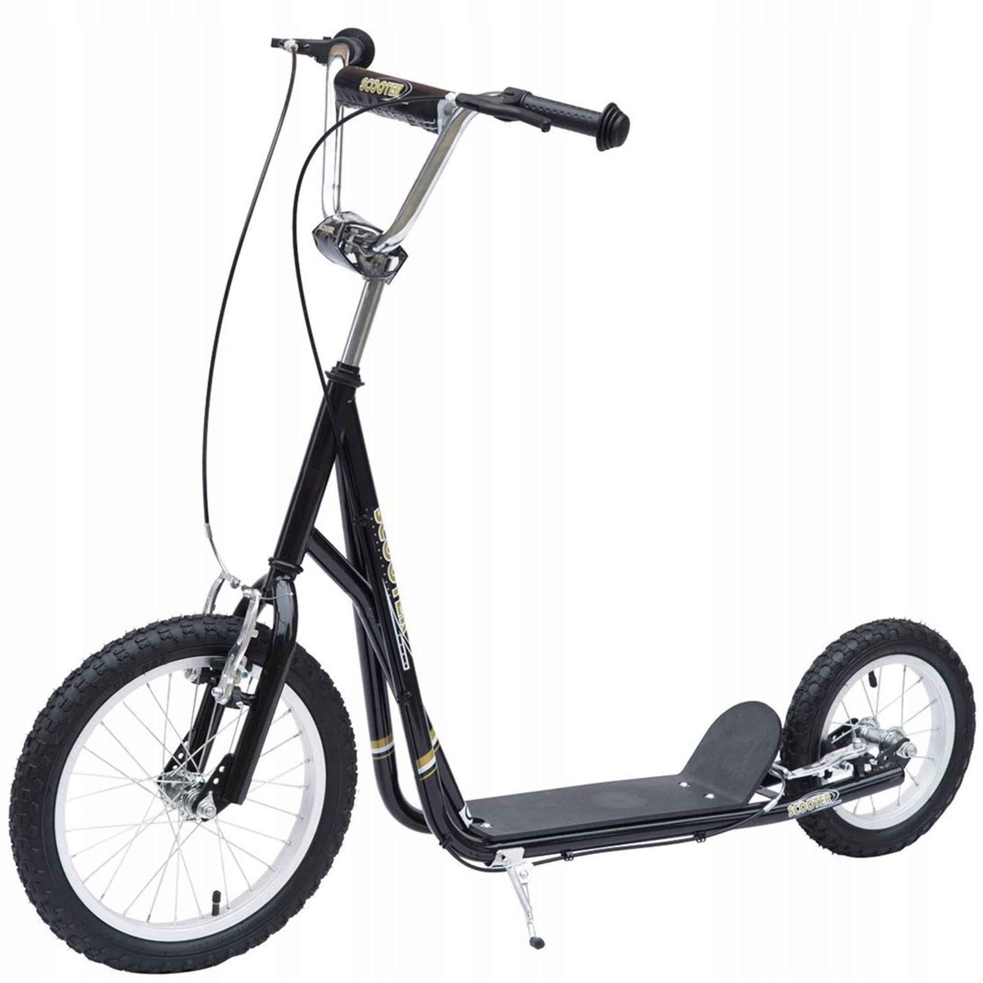 Children's Scooter Urban Children Adjustable with Brakes Black