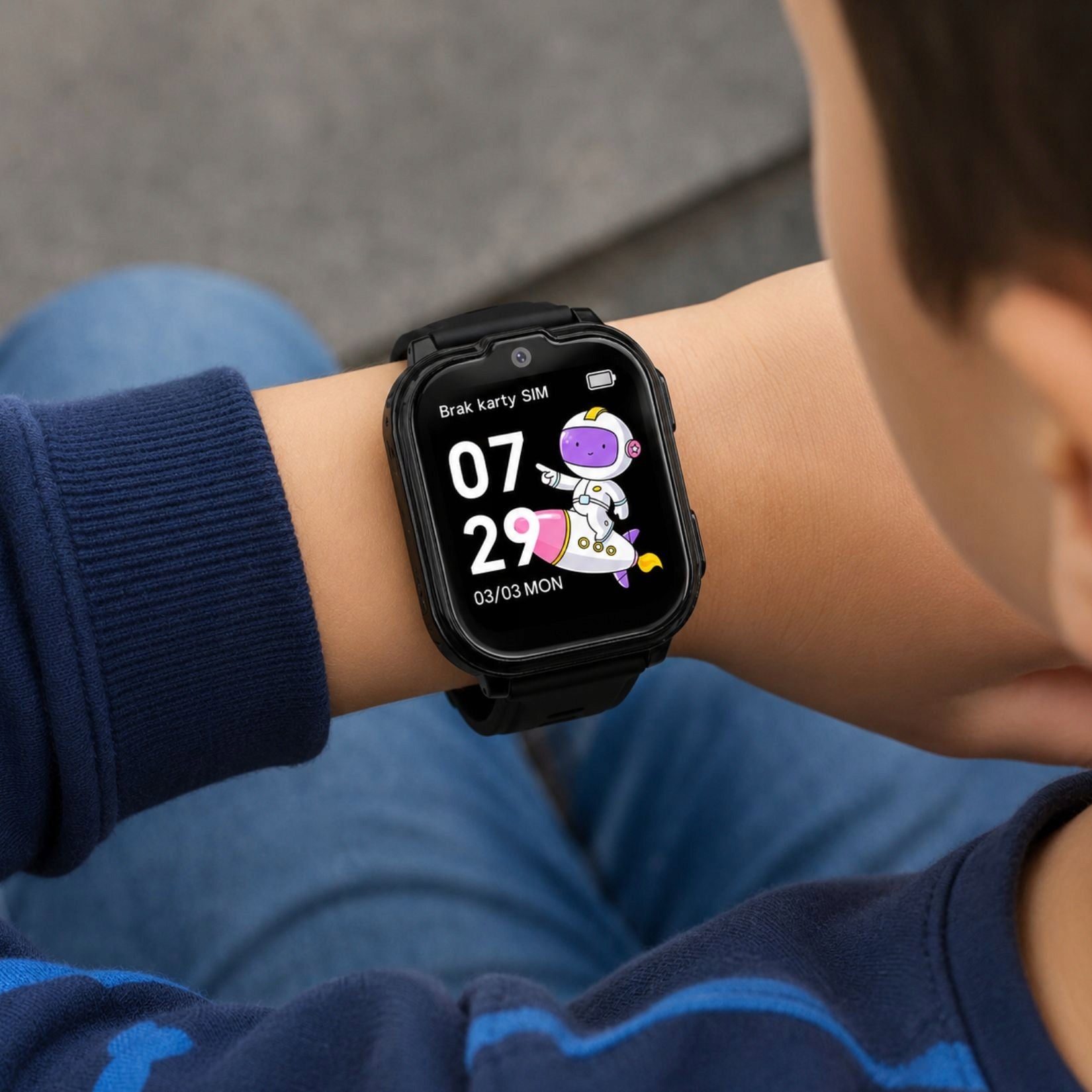 Children's Smartwatch 4G SIM SOS Locator Gift ,for school for boy Packaging status original