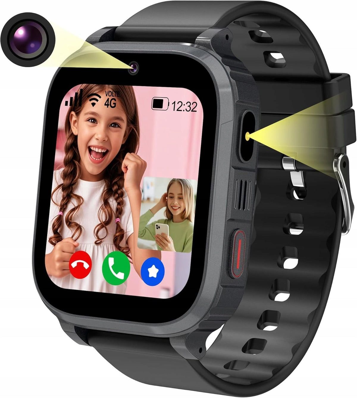 Children's Smartwatch Ruopoem Blue GPS 4G Video Call IP68