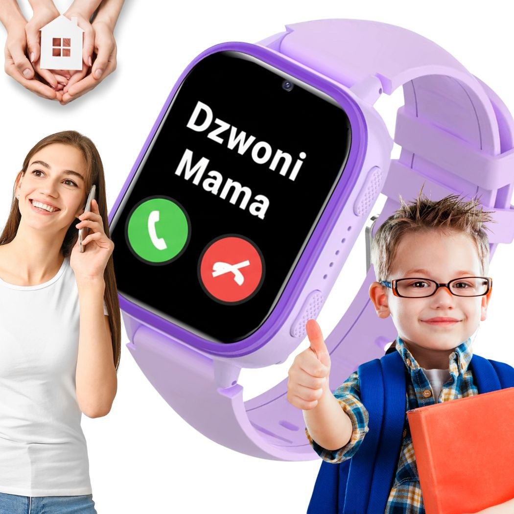 Children's Smartwatch for Sim Card, Games, Fairy Tales, Educational Cards 2 Strips Model other