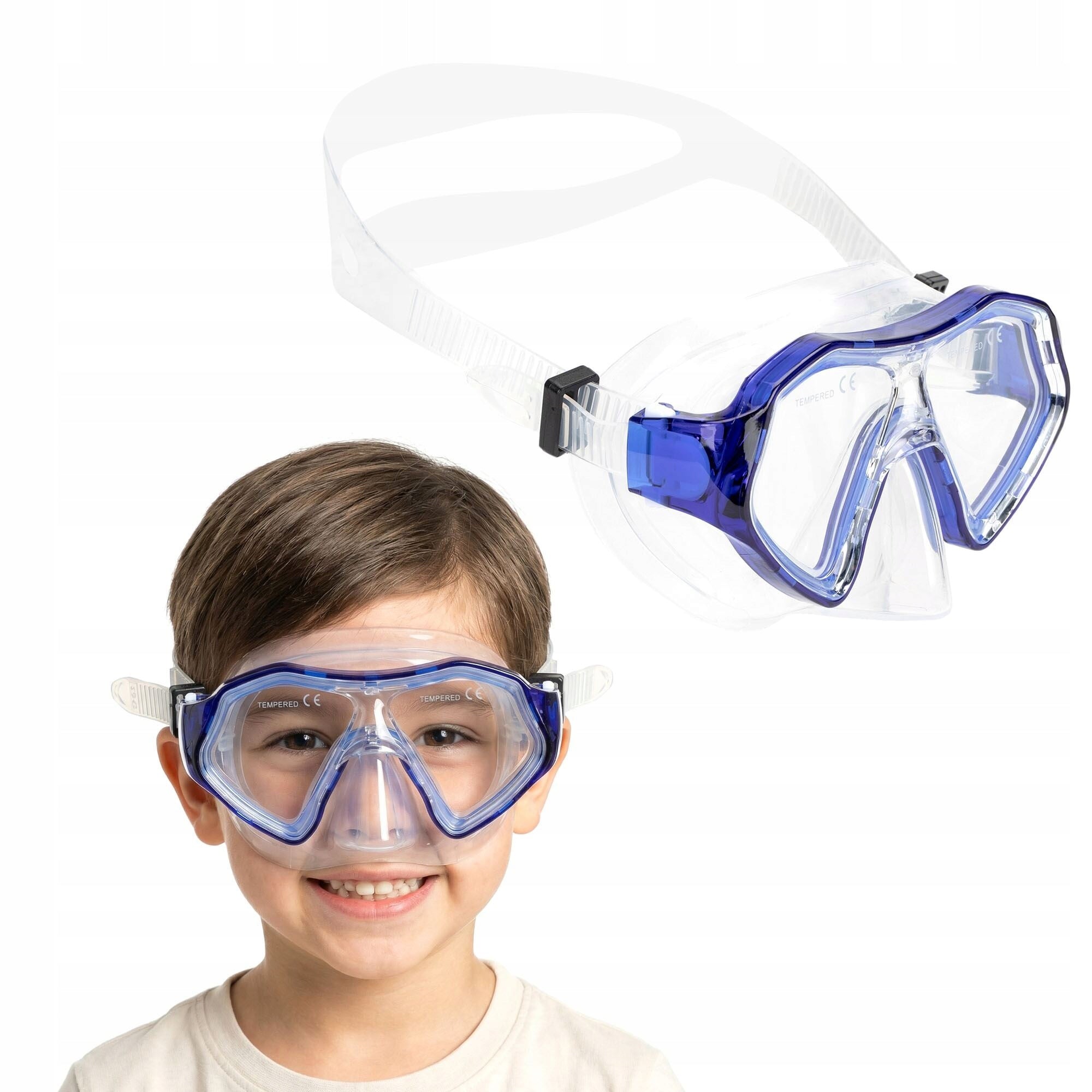 Children's Swimming Diving Mask SNORKELING AQUASTIC Shelly
