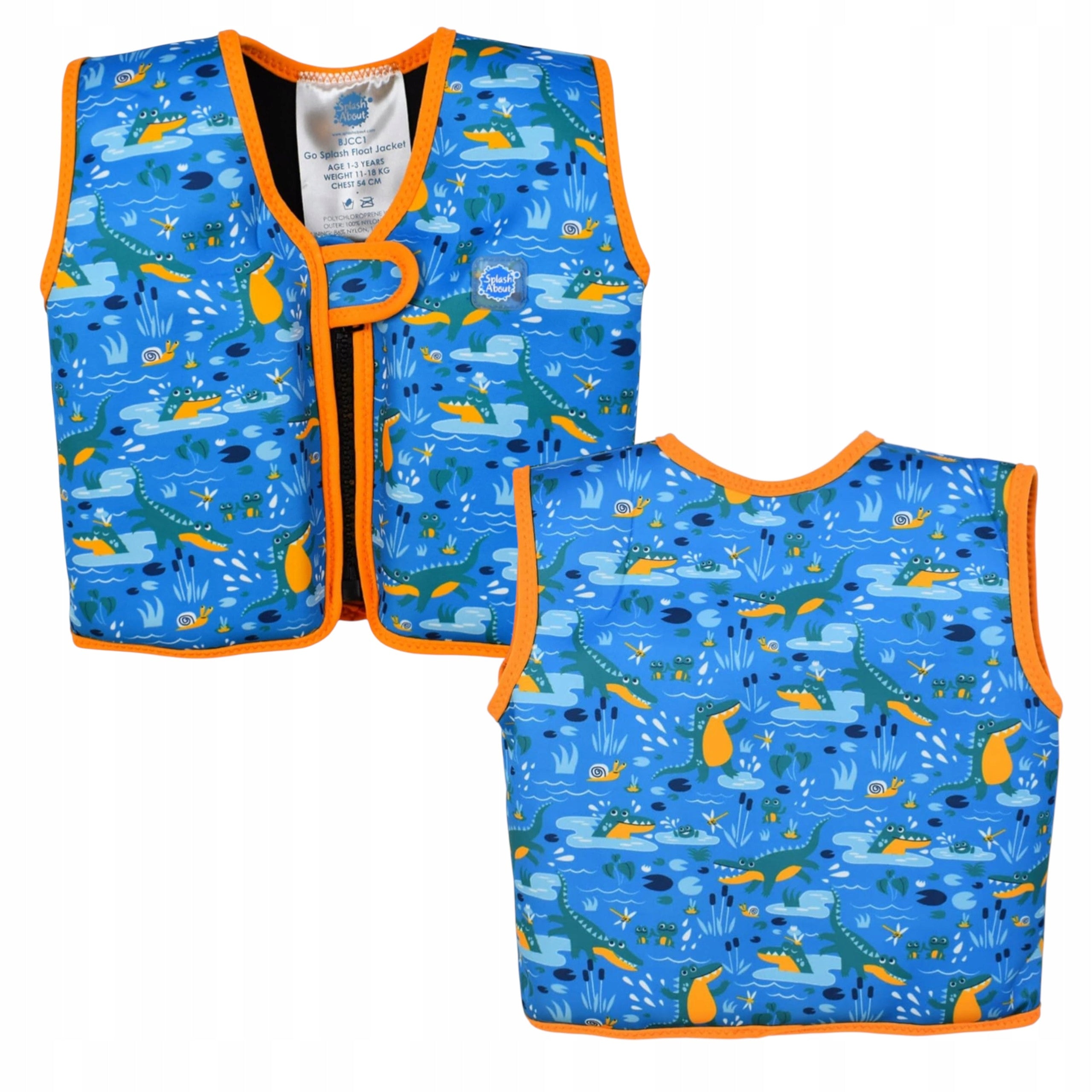 Children's Swimming Pool Vest Holiday Beach 1-3 Years 11-18k