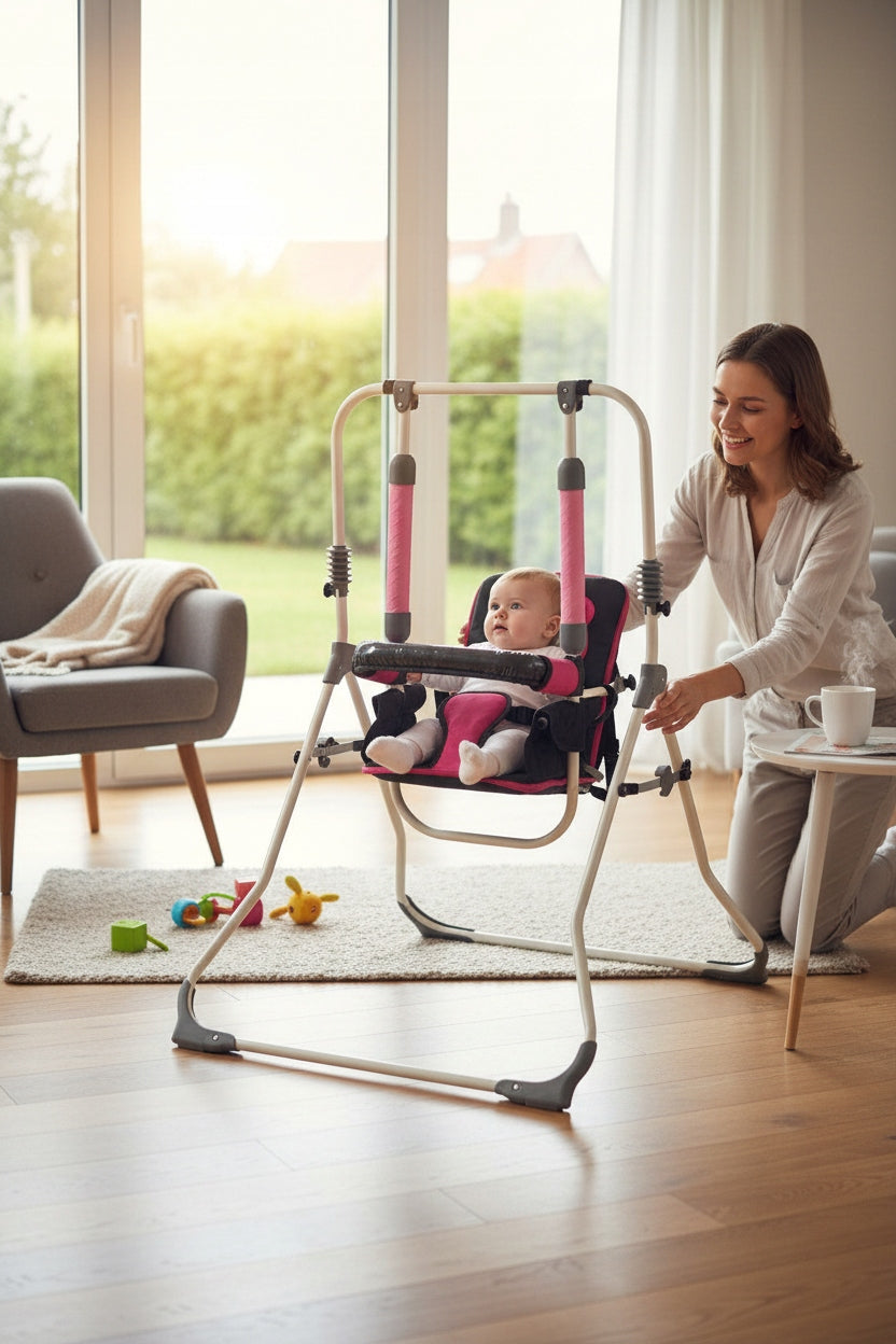 Children's Swing for Garden Home Folding Freestanding Metal Stable 3in1 Manufacturer code SX2060022