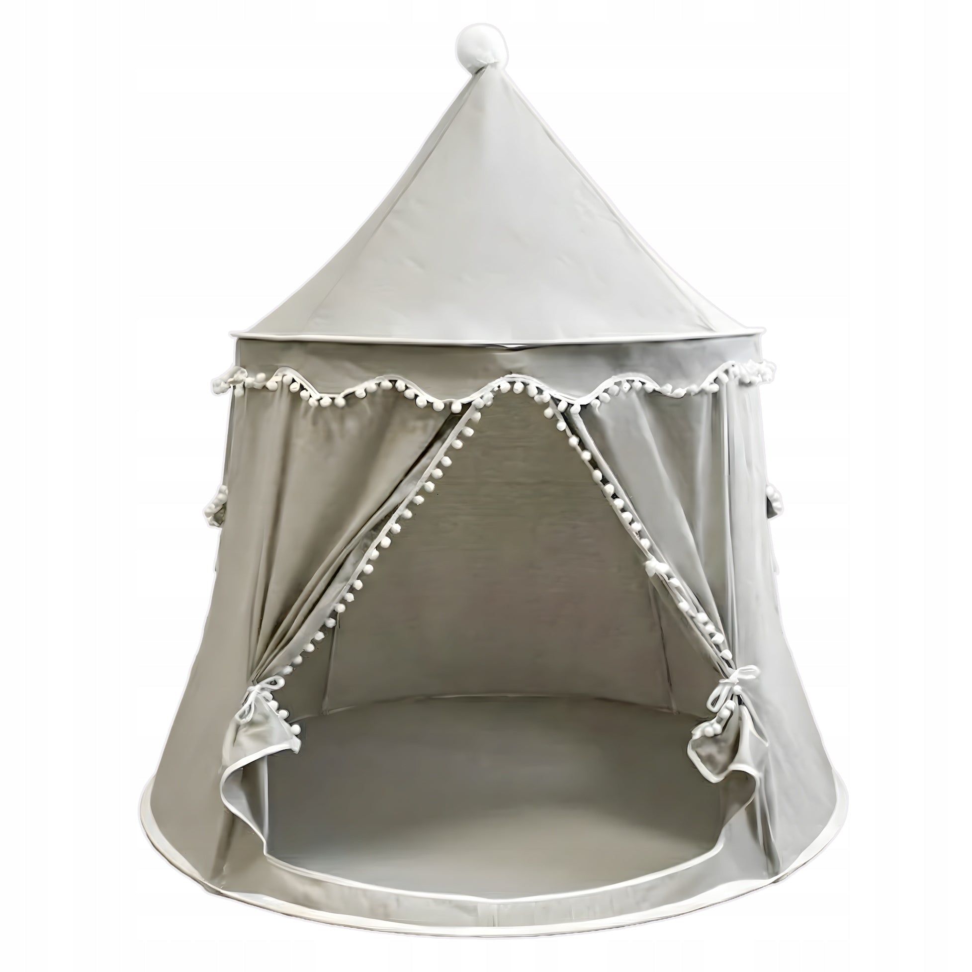 Children's Tent Castle Grey Palace Cottage Folding For Room Easy Assembly