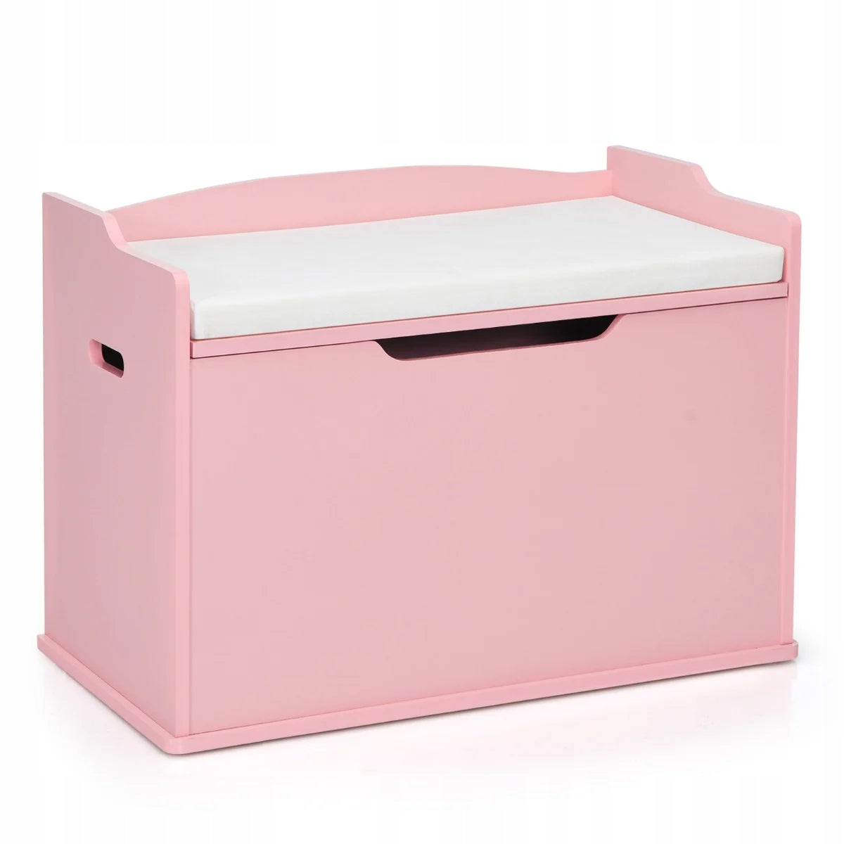 Children's Toy Box with Cover Wooden 2-in-1 Box