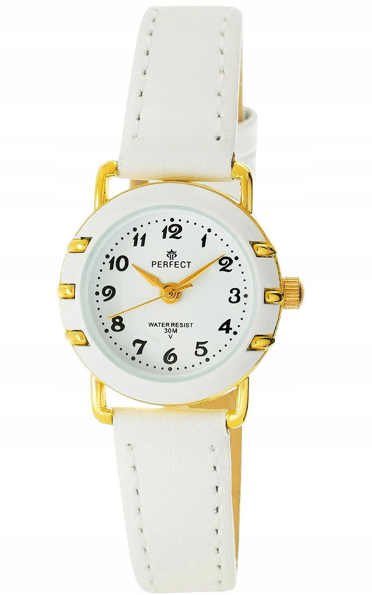 Children's Watch Communion Perfect LP033-02 White Strap Readable Quartz Brand Perfect