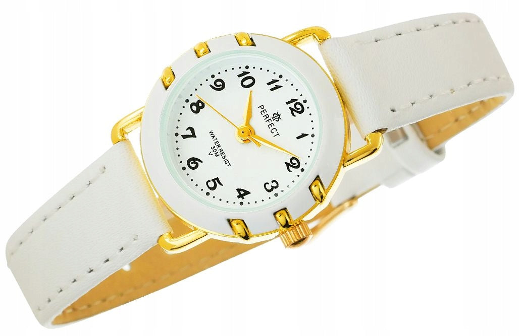 Children's Watch Communion Perfect LP033-02 White Strap Readable Quartz