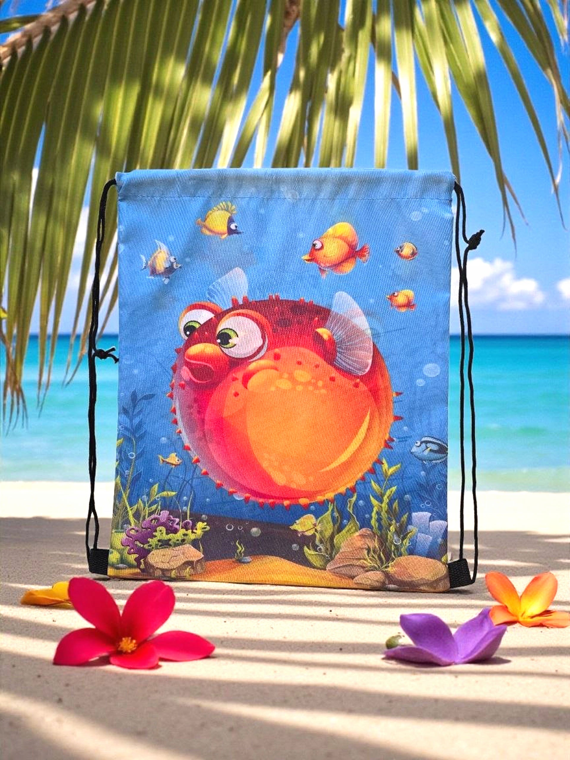 Children's bag with strings cone for pool, beach, school Packaging status original