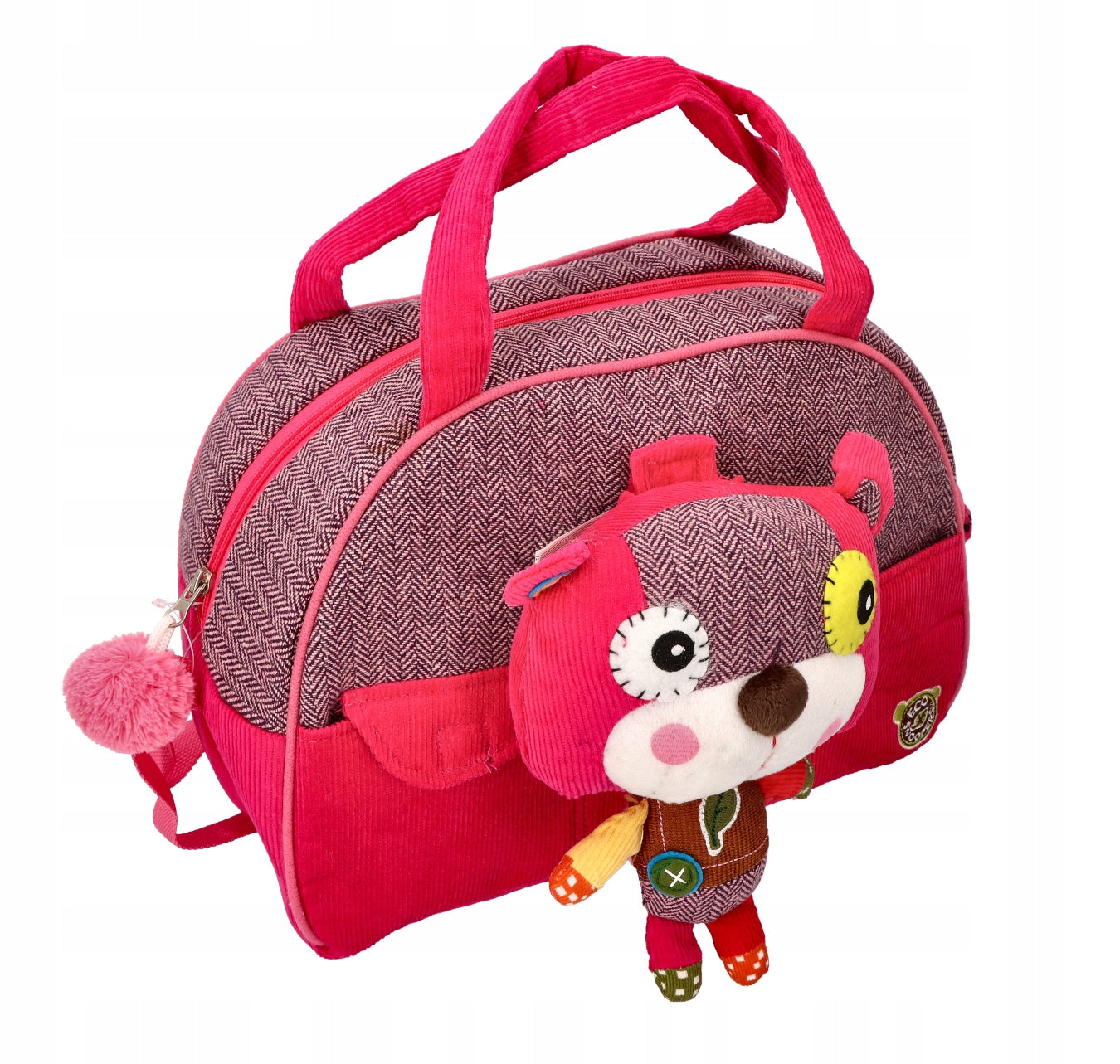 Children's bag with stuffed animal Shoulder bag Plush Toy Bear