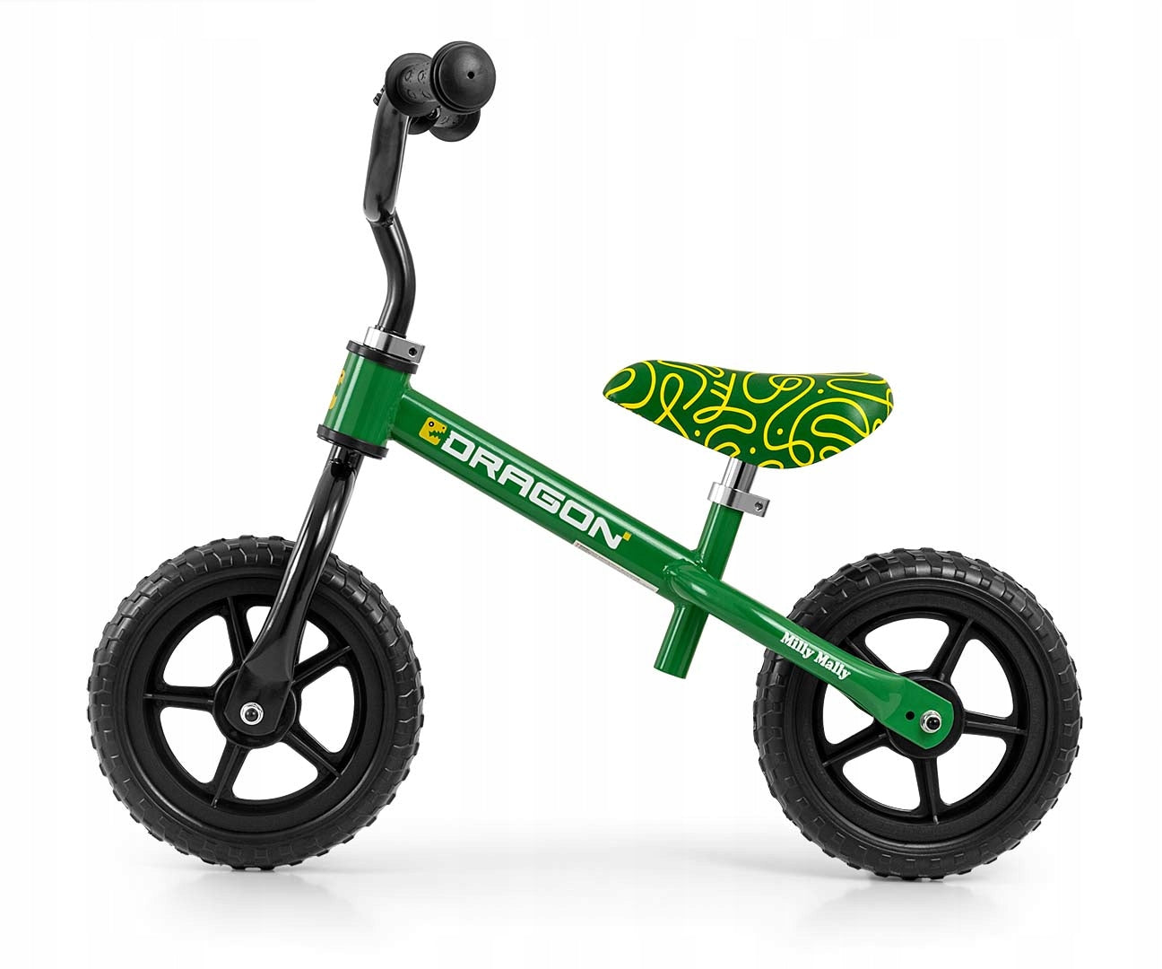 Children's balance bike +2 years Dragon Milly Mally green Kid's age 2+ years