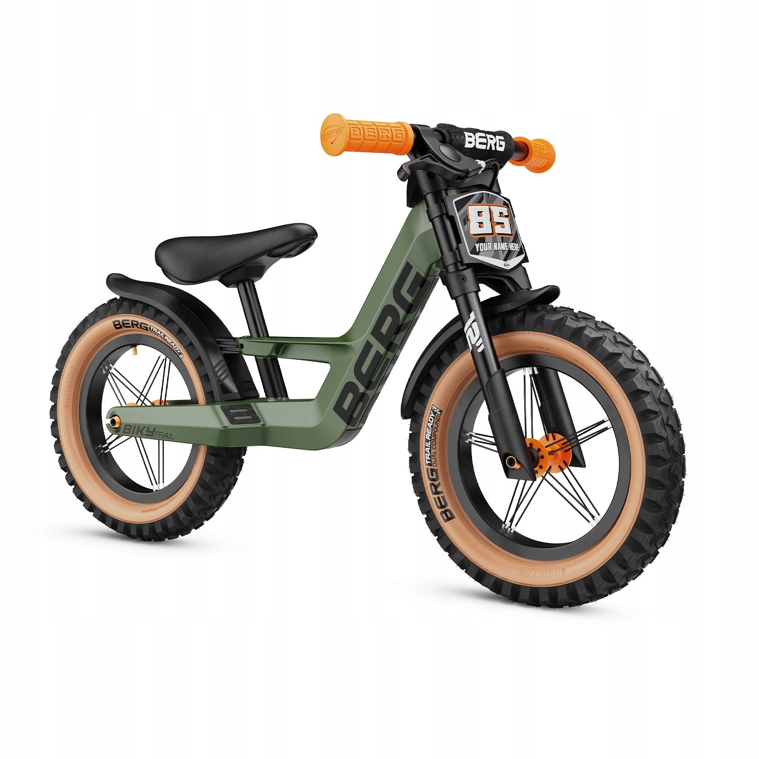 Children's balance bike BERG Biky Trail 12 inches from 2,5 green