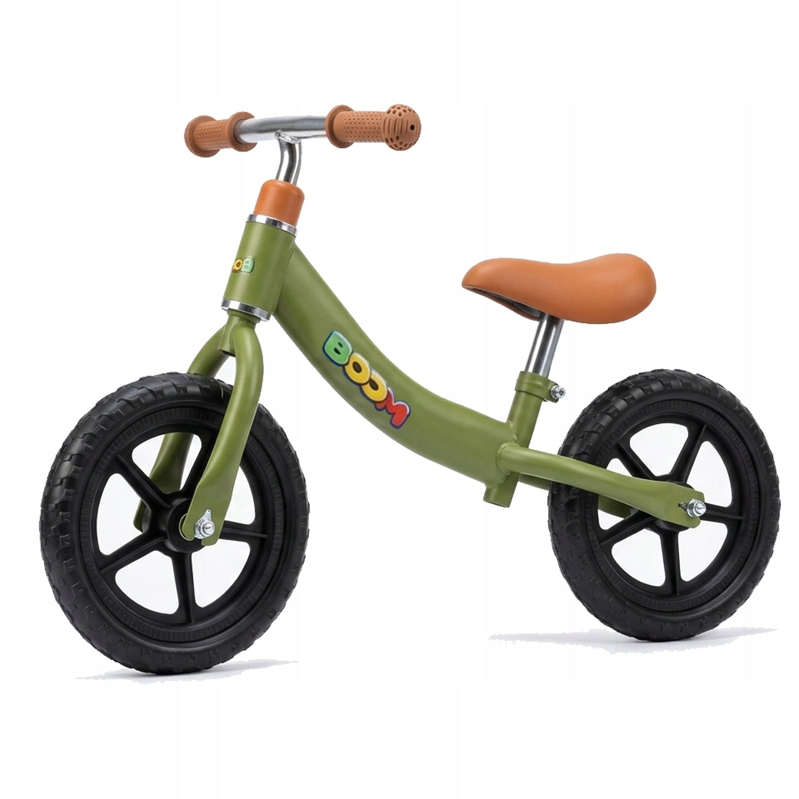 Children's balance bike BOOM foam tires light 1,5 kg GREEN