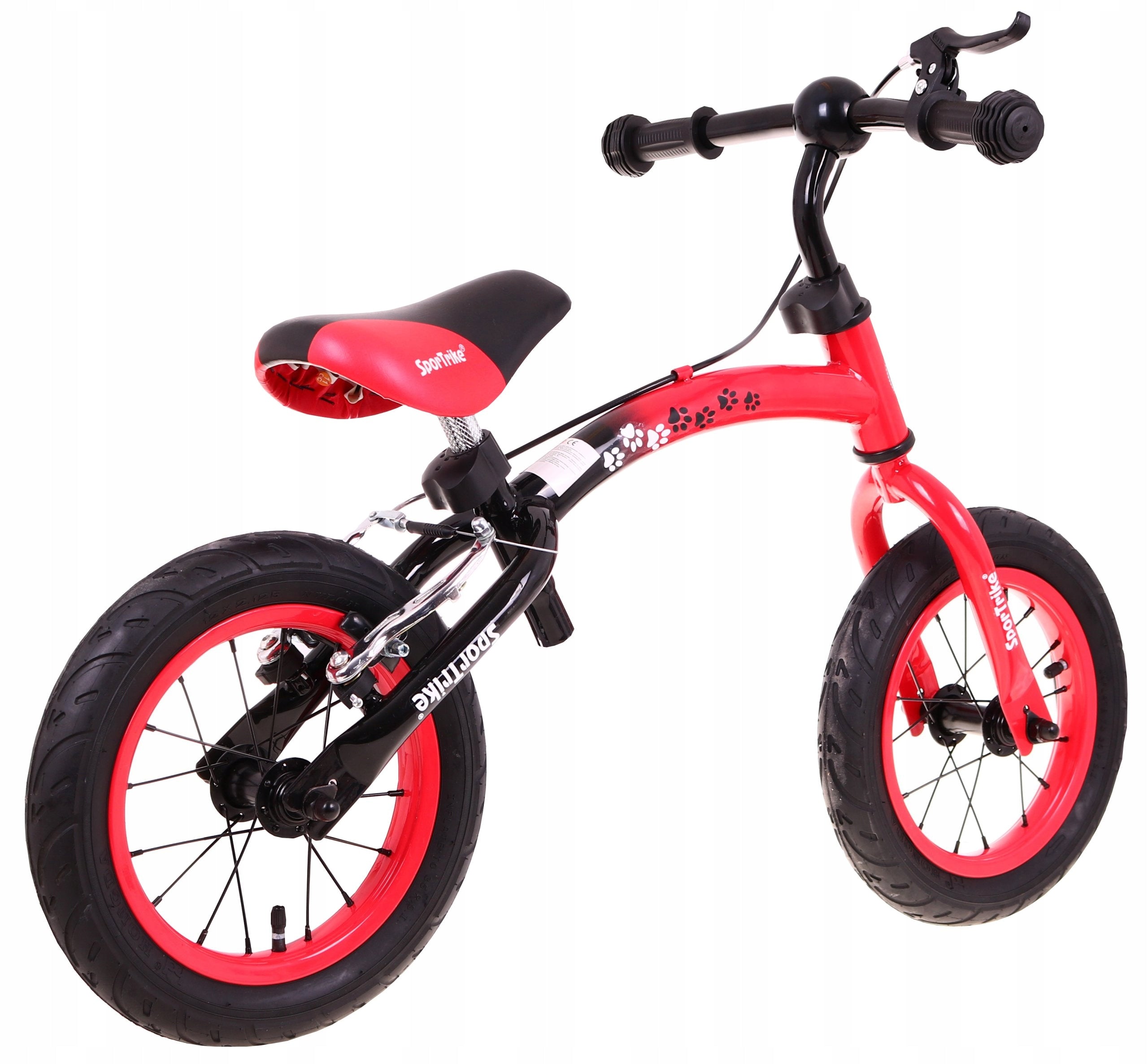 Children's balance bike Boomerang SporTrike Red Riding Lessons Color red