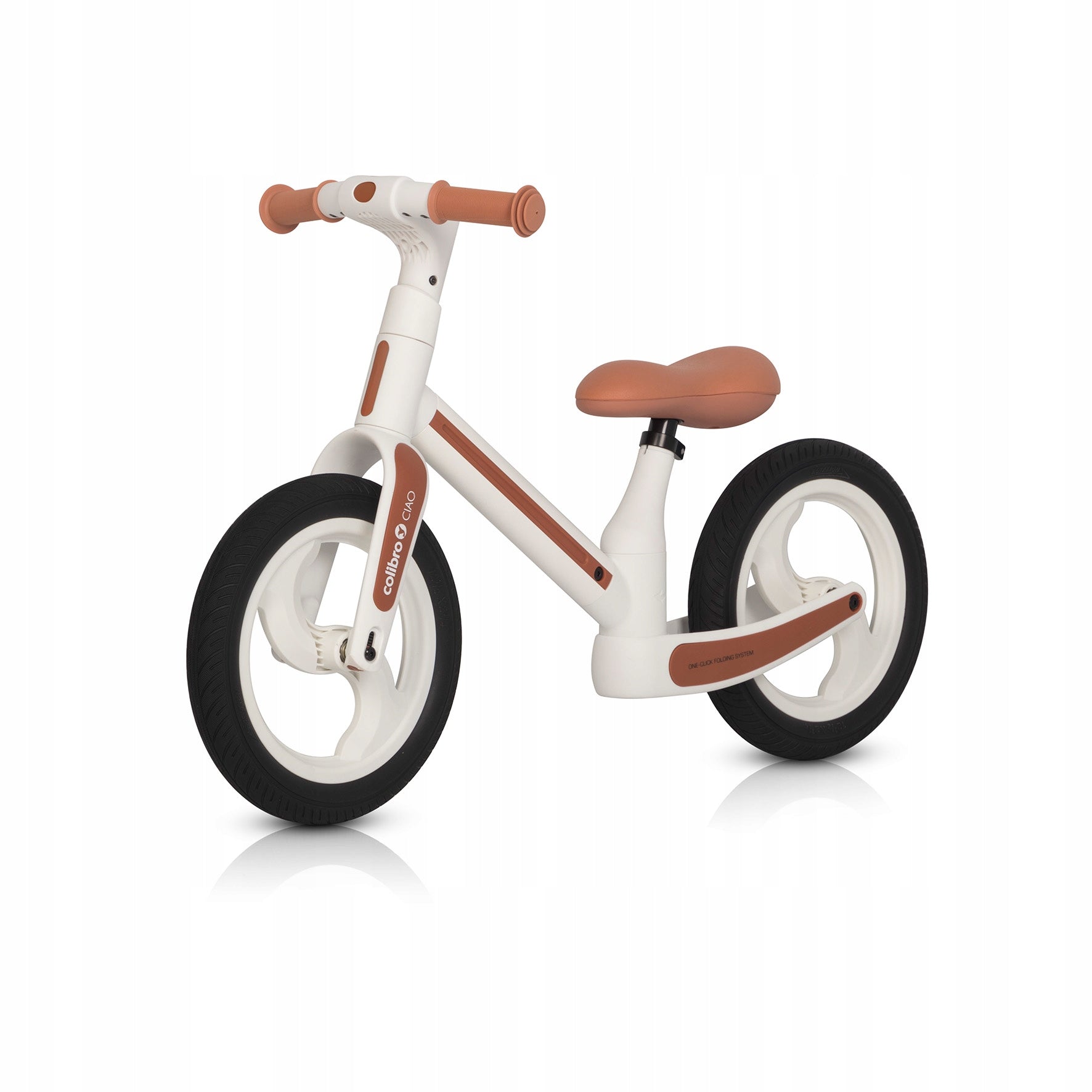Children's balance bike Colibro Ciao Milky White 12 inches