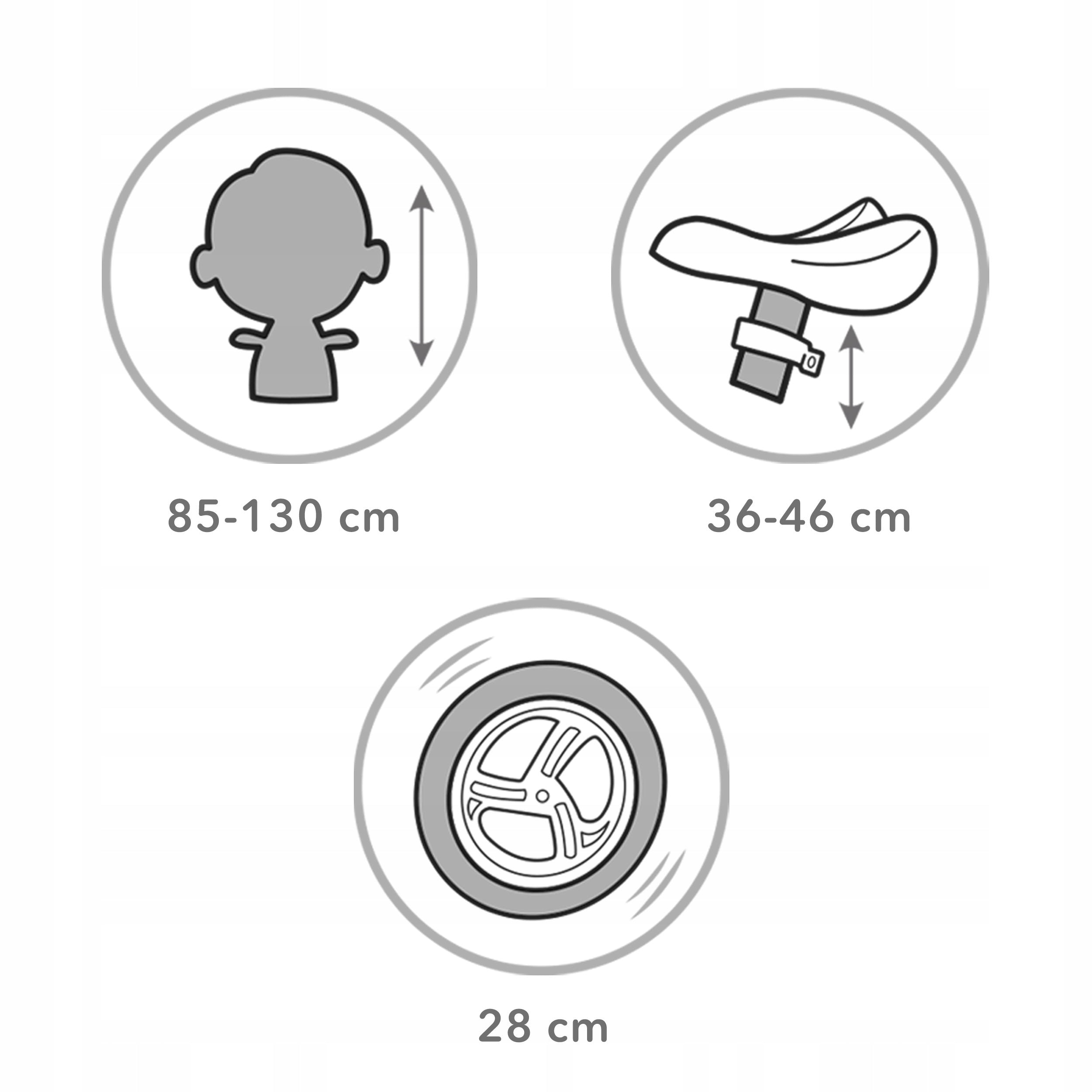 Children's balance bike Kidwell Jogo Black Kid's age 2+ years