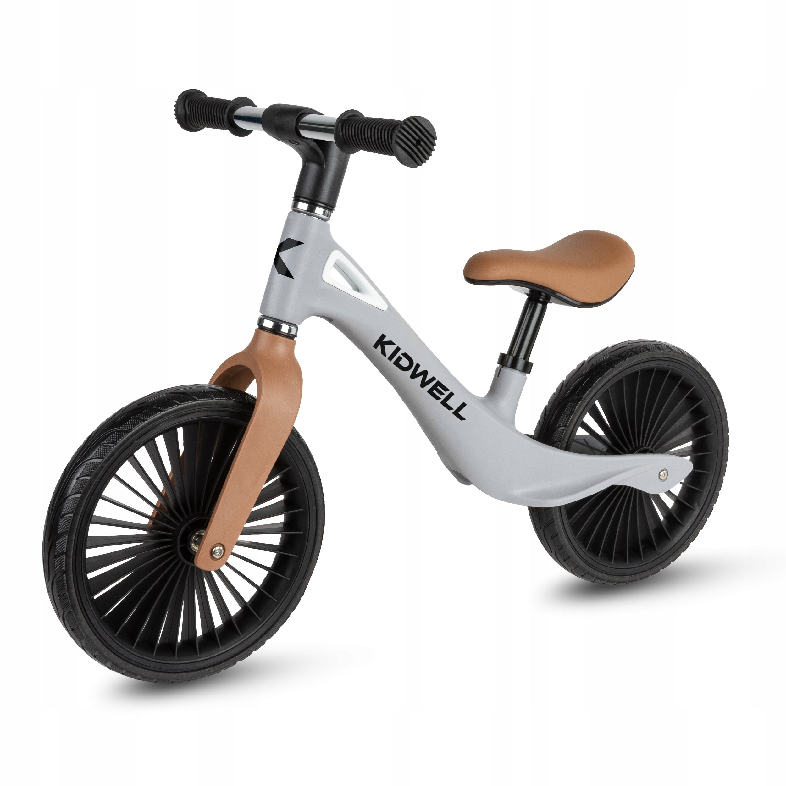 Children's balance bike Kidwell Nix Gray-Brown grey brown wheels