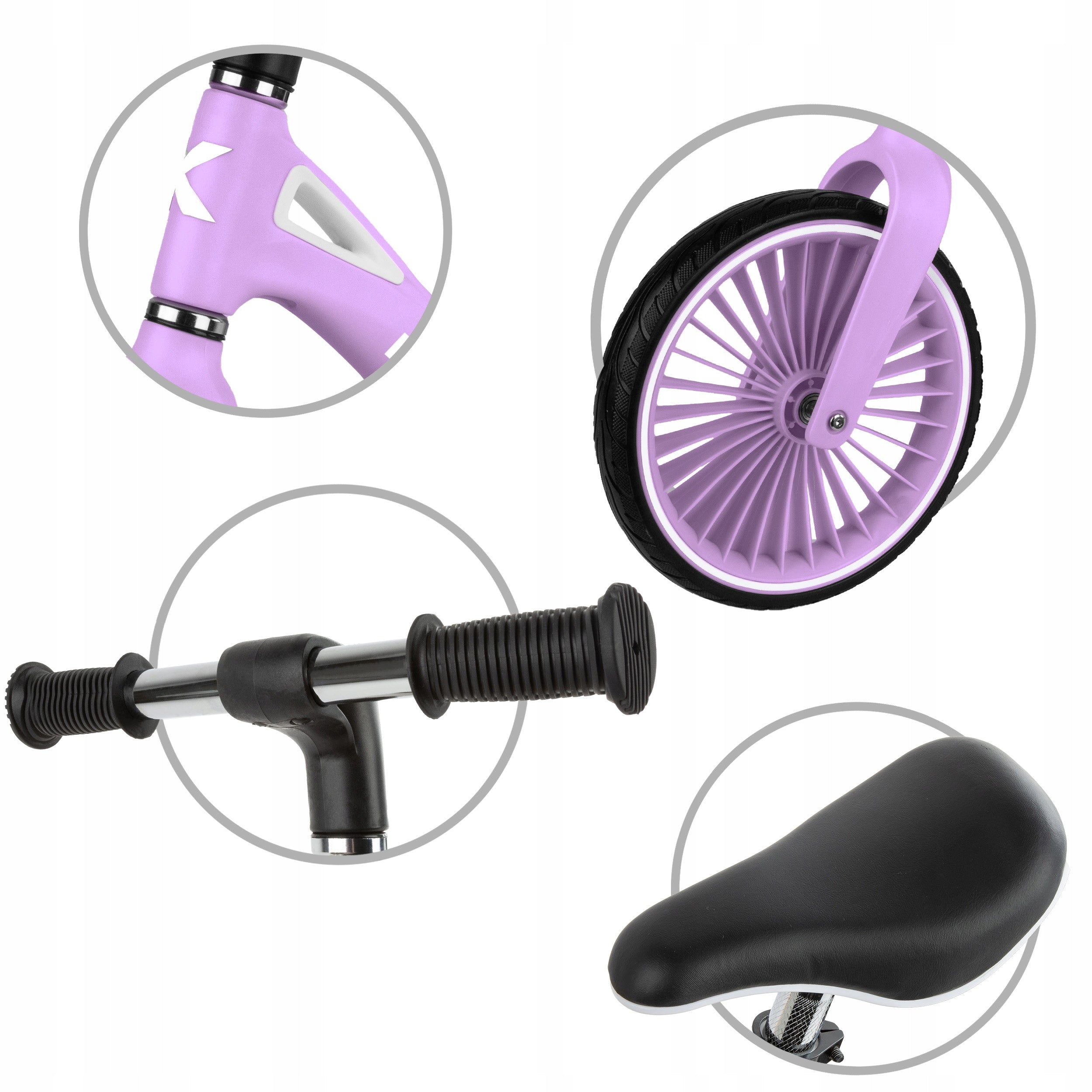Children's balance bike Kidwell Nix Lavender lavender purple Model Nix