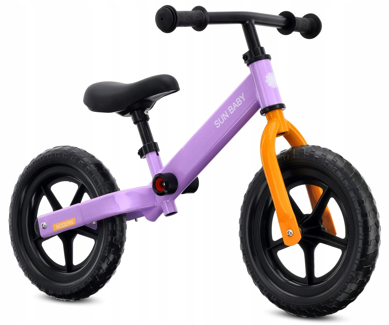 Children's balance bike Lightweight 2,9 kg EVA foam Modern lilac orange Manufacturer code J02.027.0.2