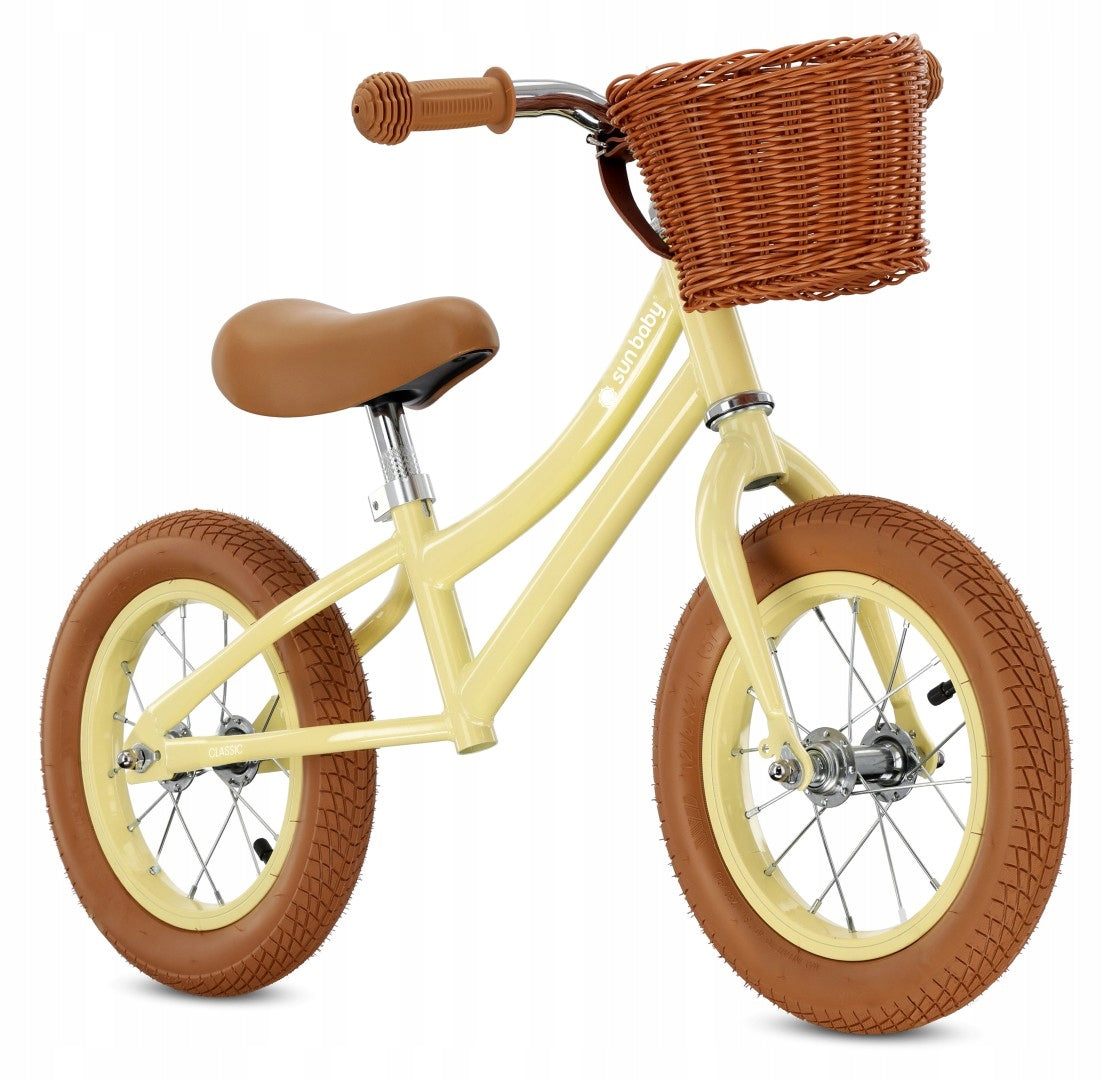 Children's balance bike Lightweight 3,9 kg Retro pumped wheels Basket Classic Manufacturer code J02.031.0.2