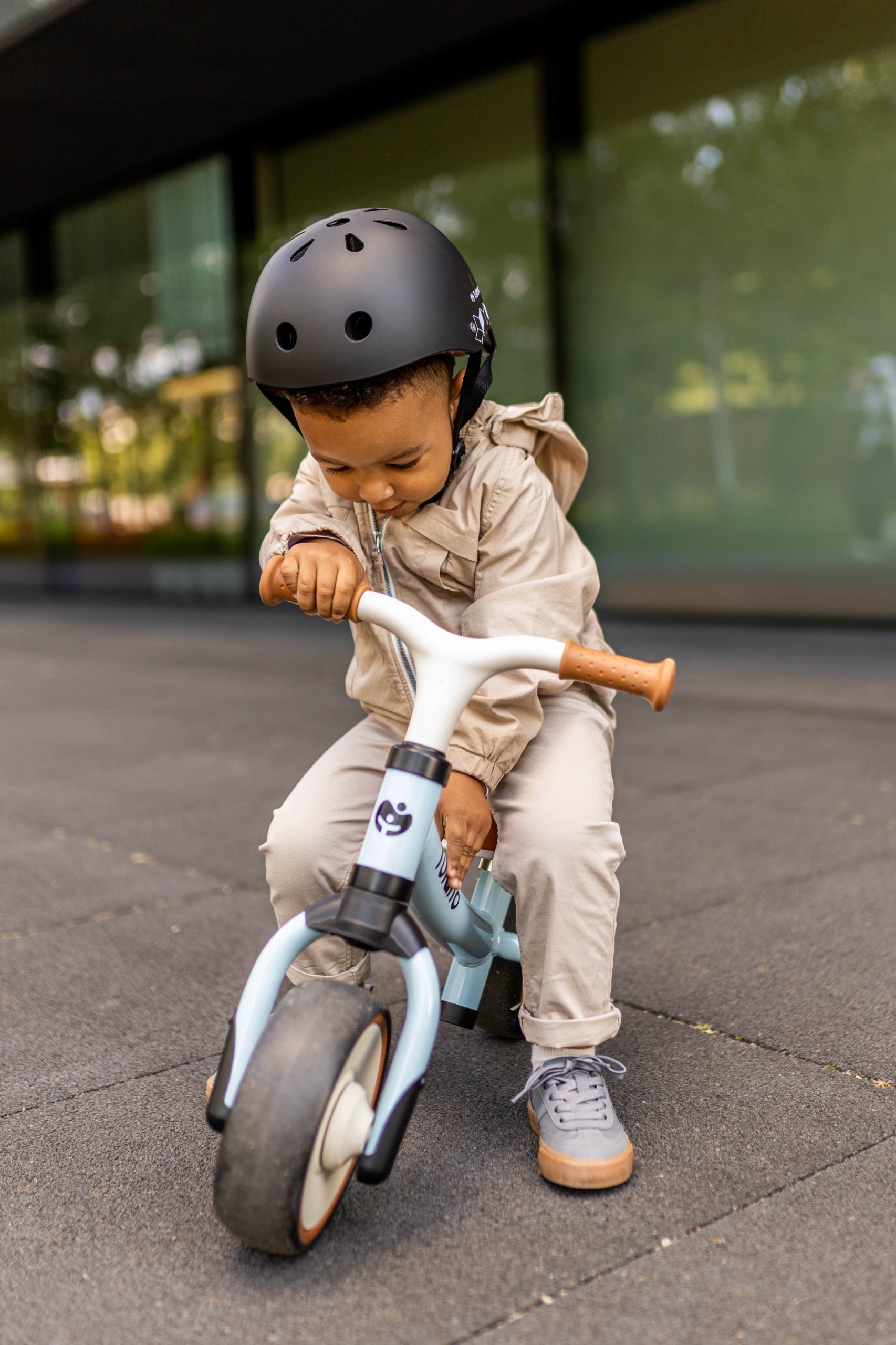 Children's balance bike TULANO pink for girls pink light 18m+ Color beige black pink