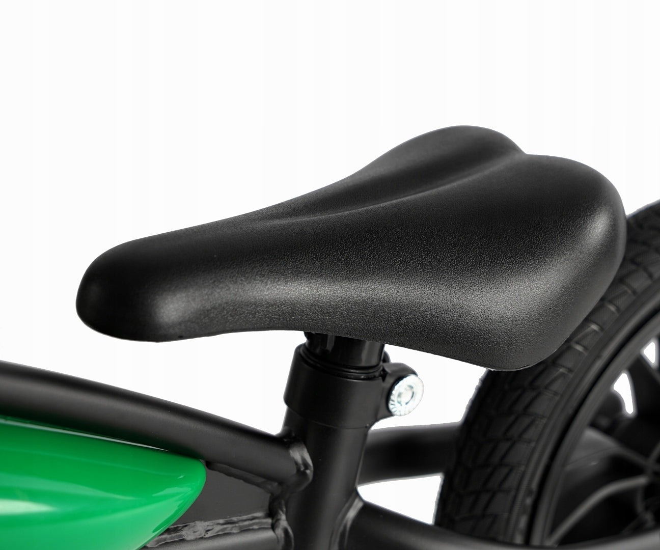 Children's balance bike pumped wheels 12" Feduro Green Qplay Frame steel